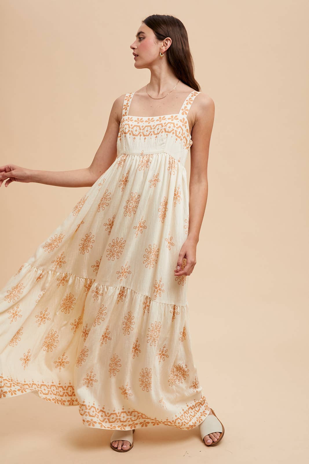On the Border Maxi Dress