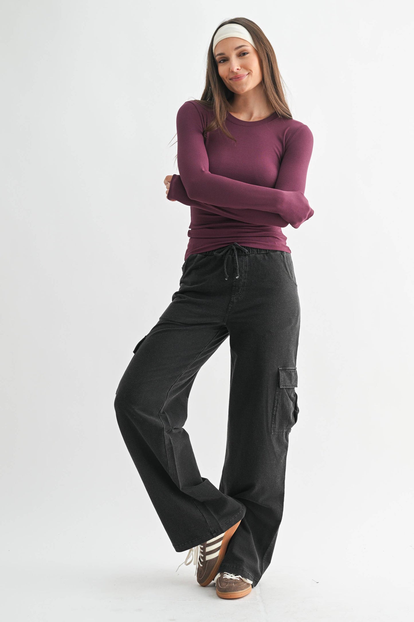 Basic Babe Fall Ribbed Top