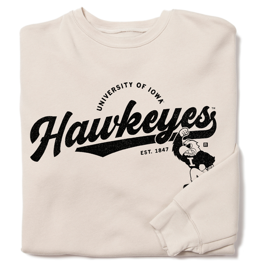 Hawkeyes Script Logo Sweatshirt