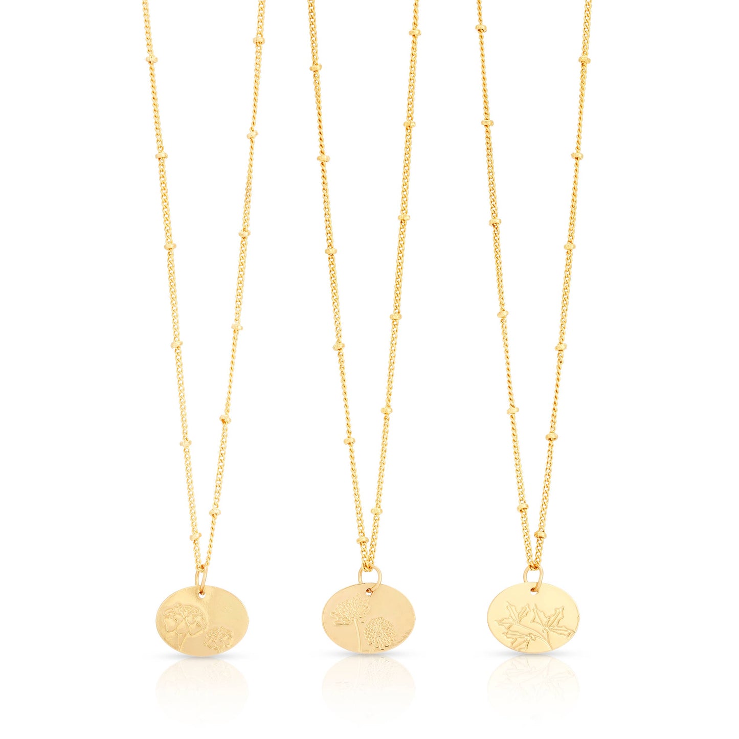 Birth Flower Necklace