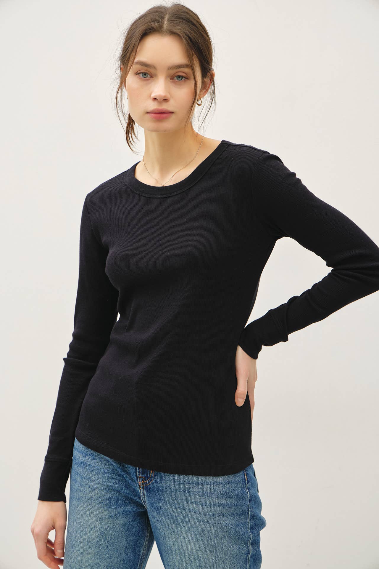 Basic Babe Ribbed Longsleeve