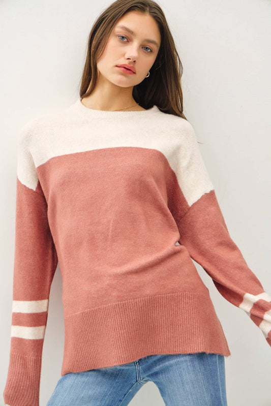 Jersey Striped Sweater
