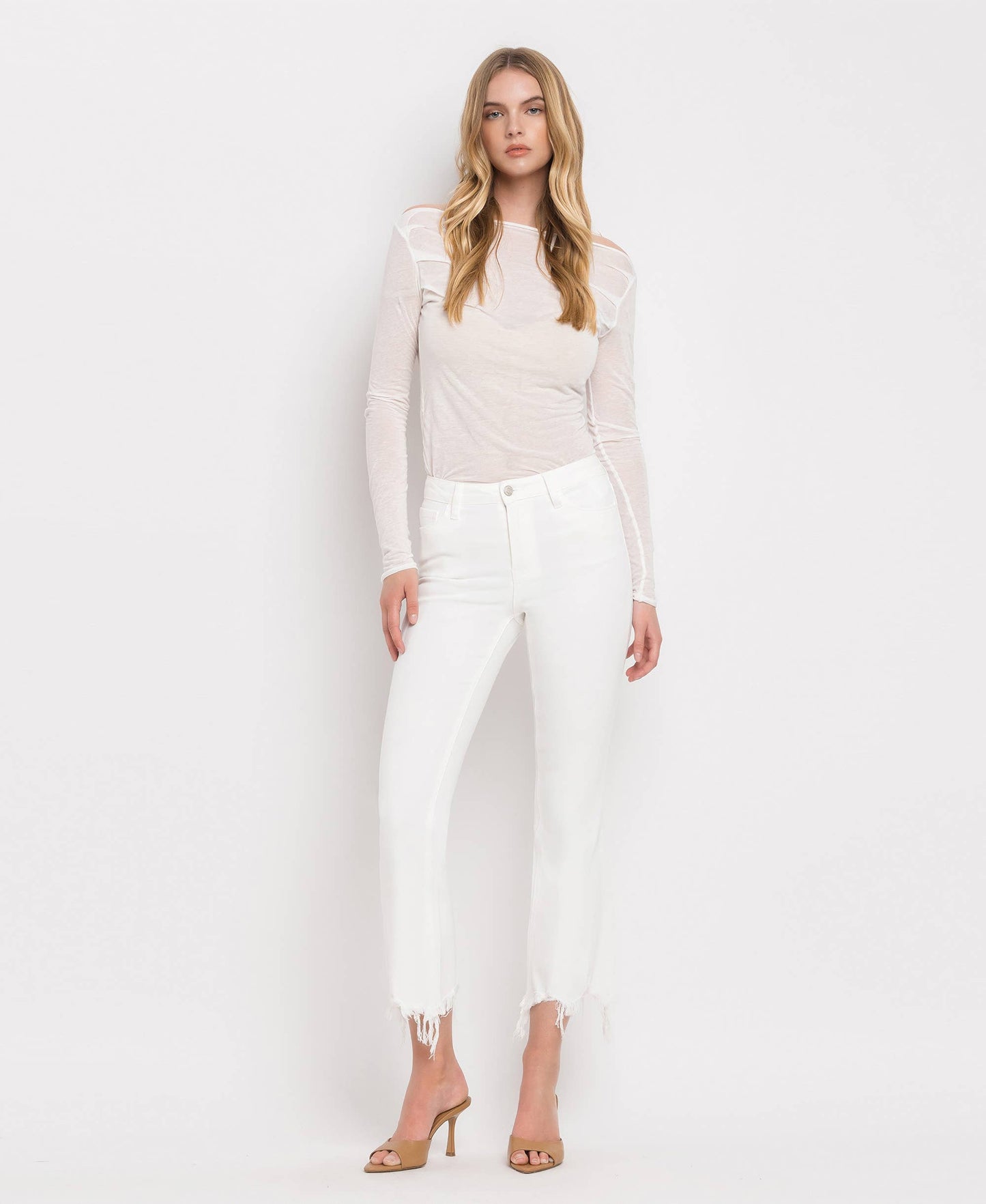 High Rise Crop Flare