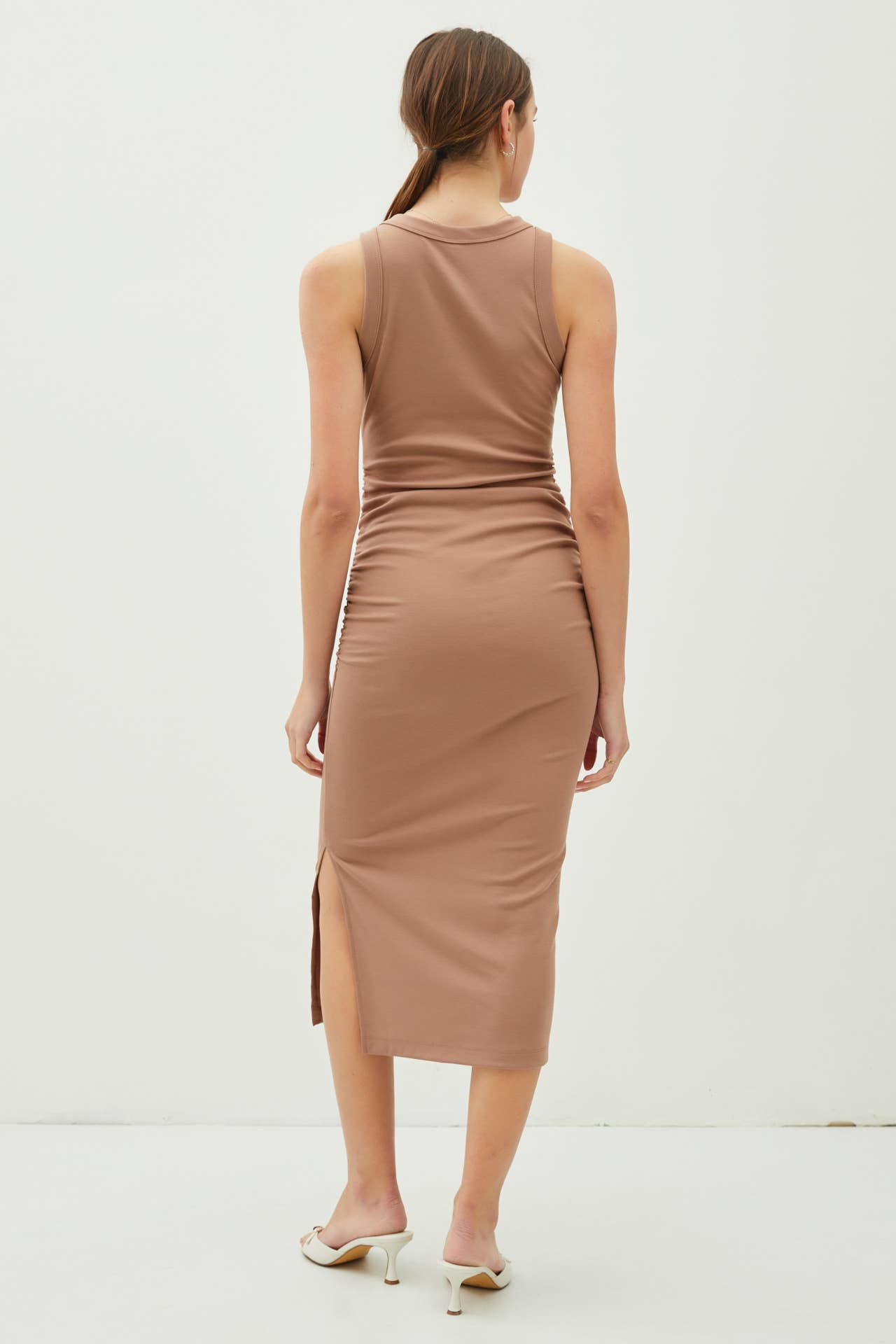 Ribbed Midi Dress