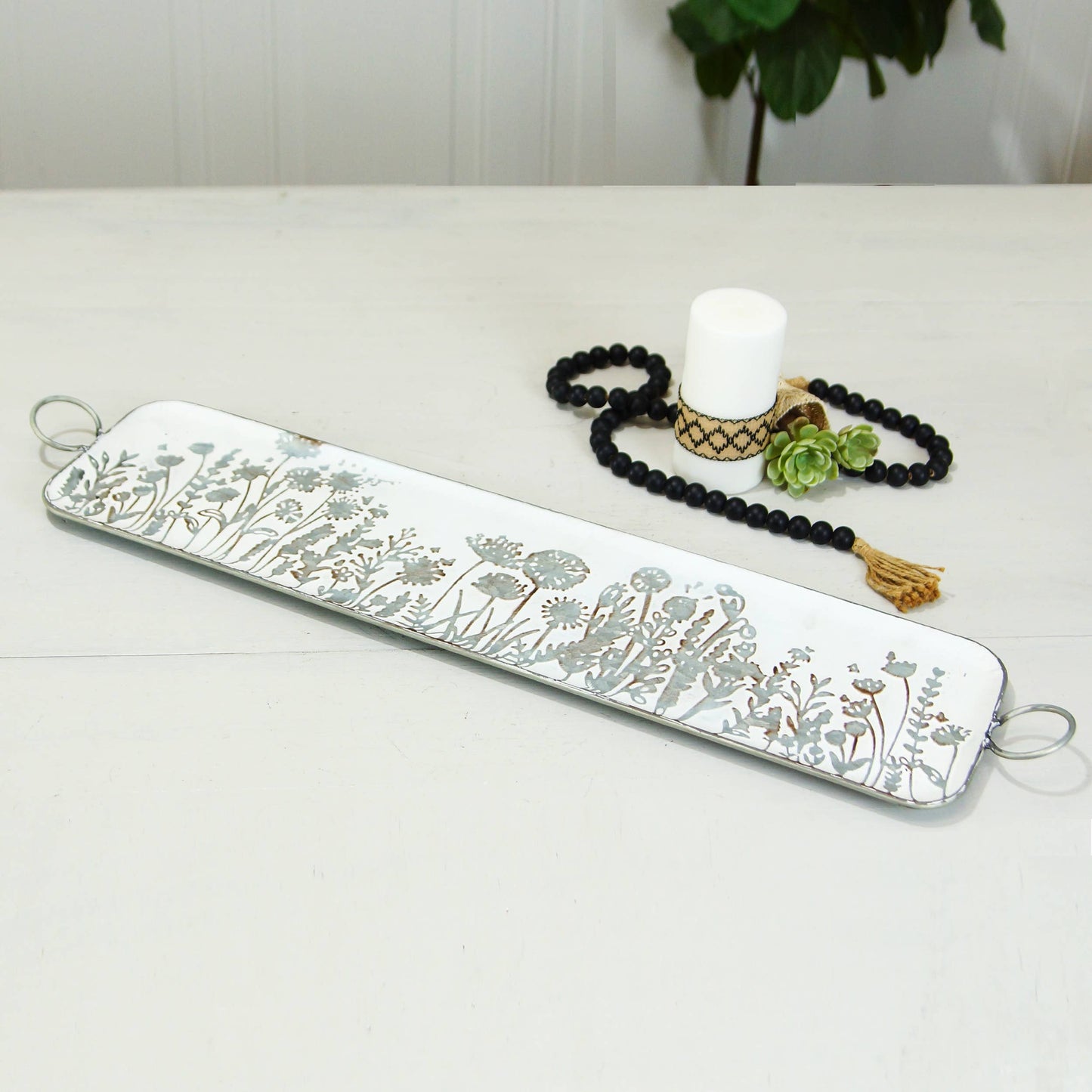 Metal Flower Tray