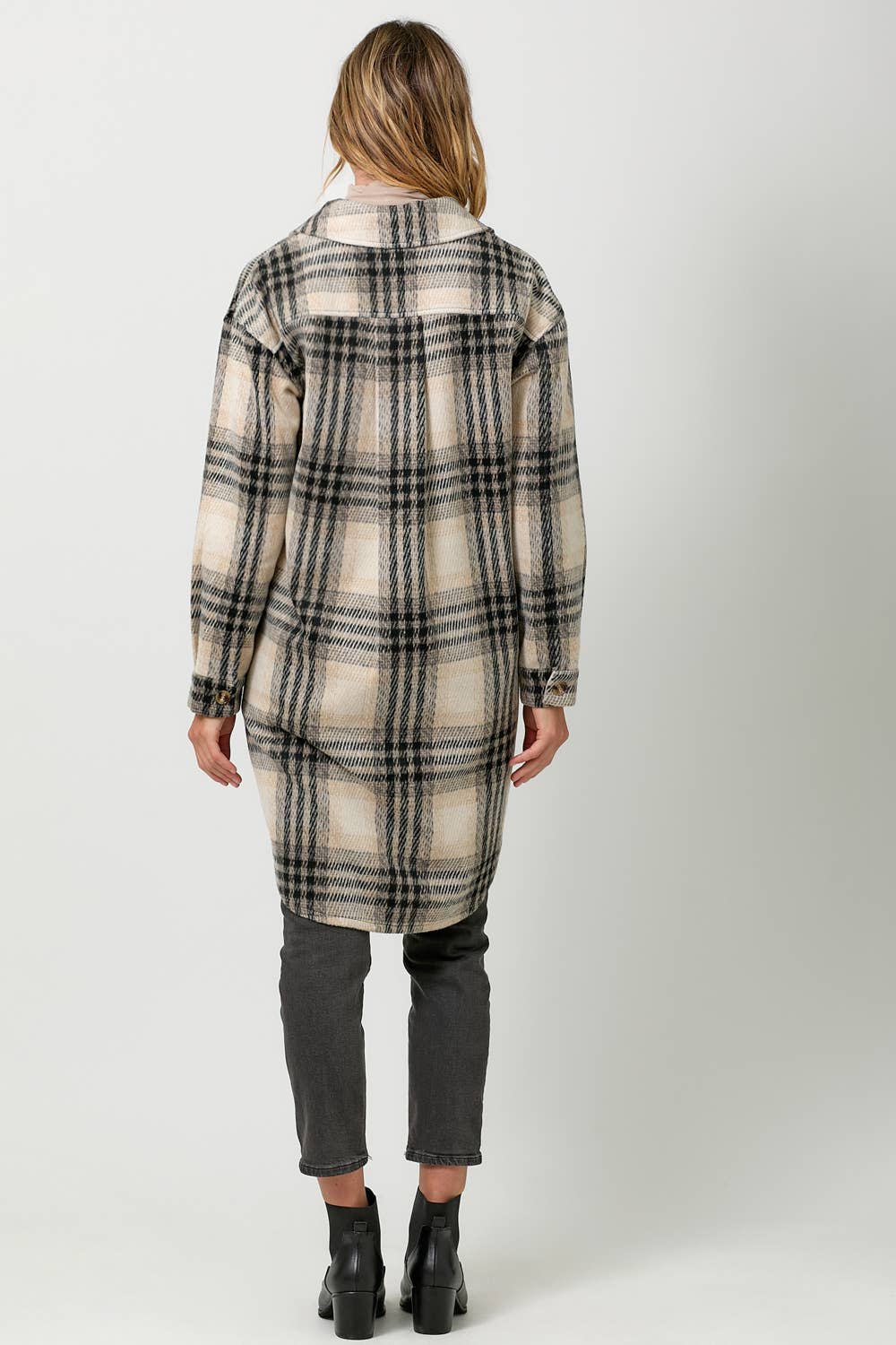 Almond Longline Shacket