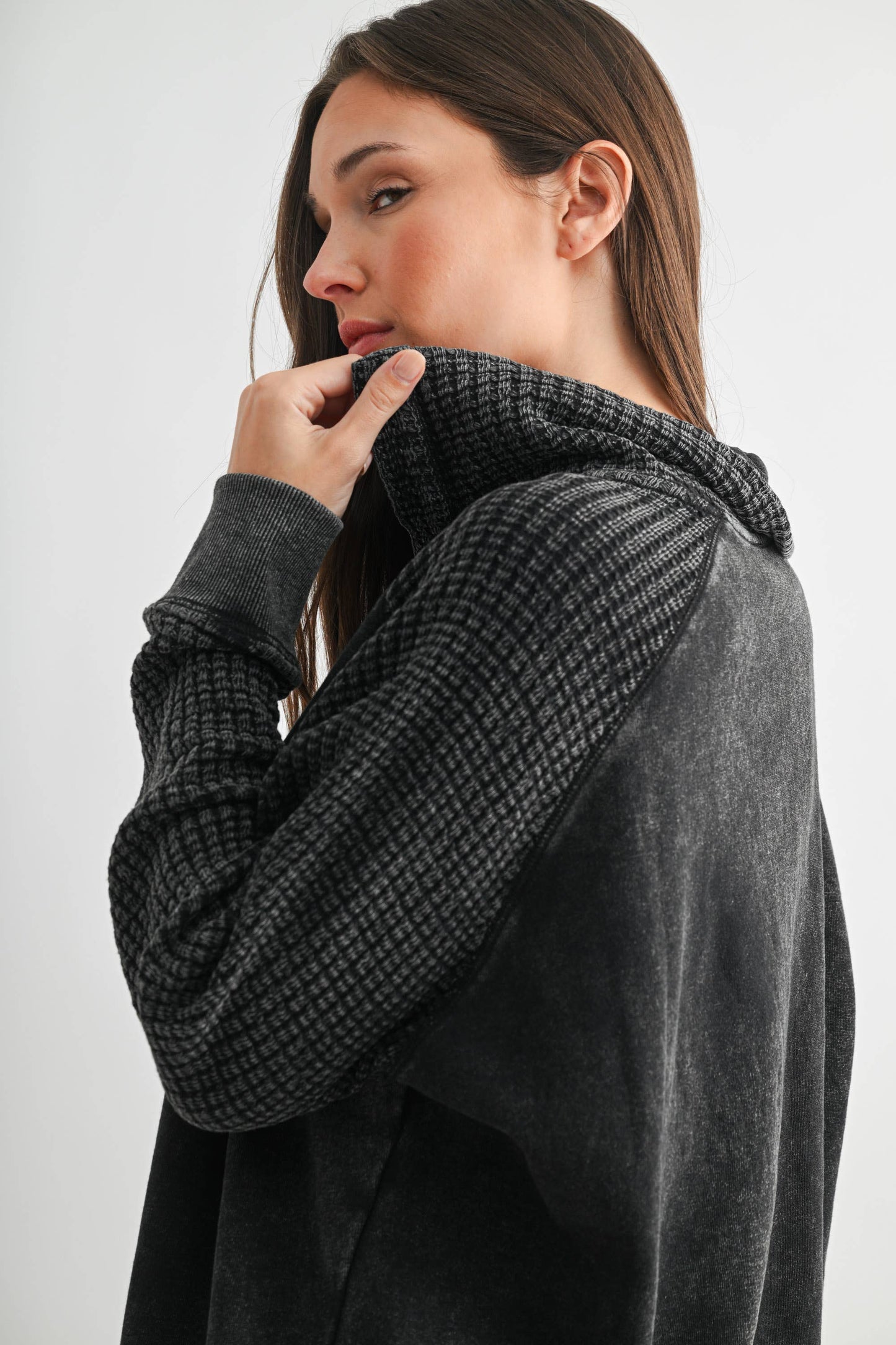 Duality Waffle Knit Henley
