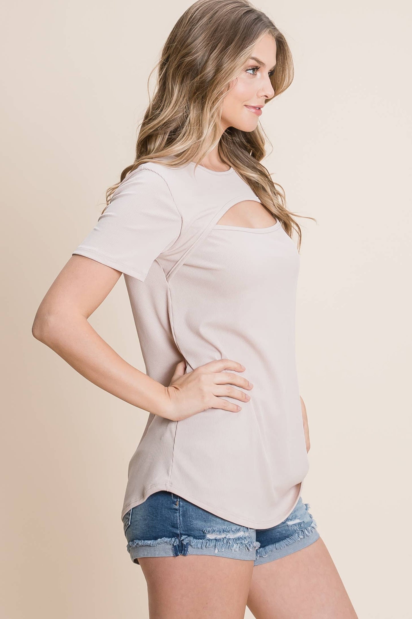 Keysha Keyhole Top