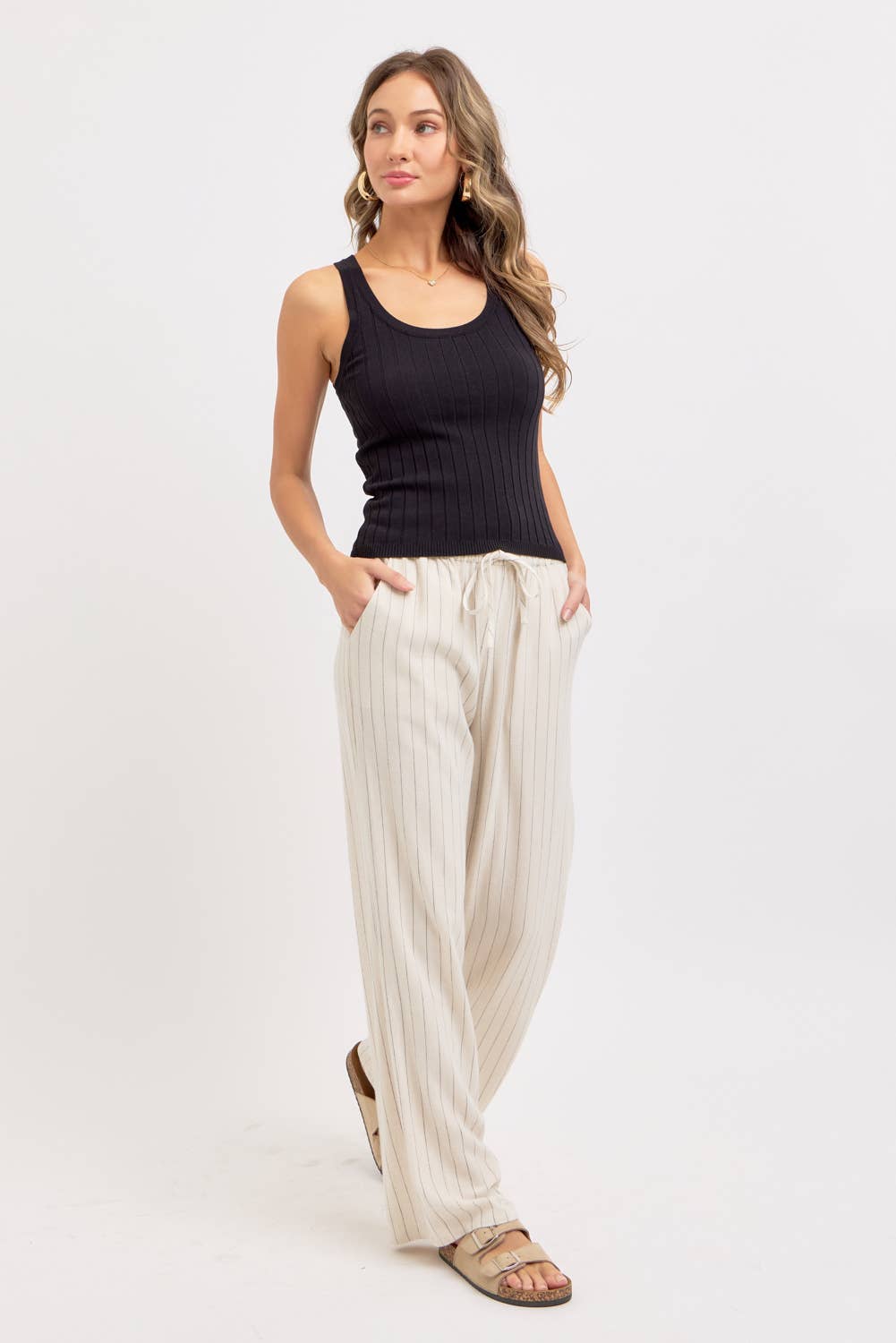 Walk the Line Linen Pant
