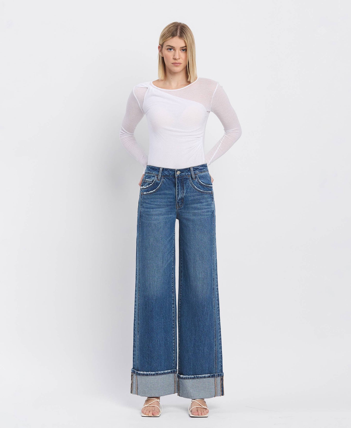 Wynona Wide Cuff Jean