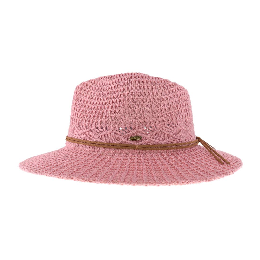 Cotton Knit Panama Hat