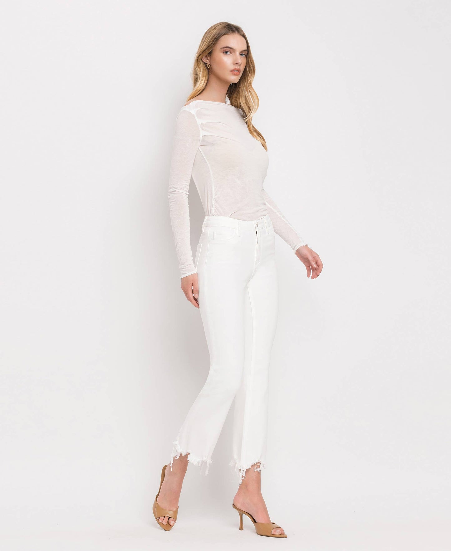 High Rise Crop Flare