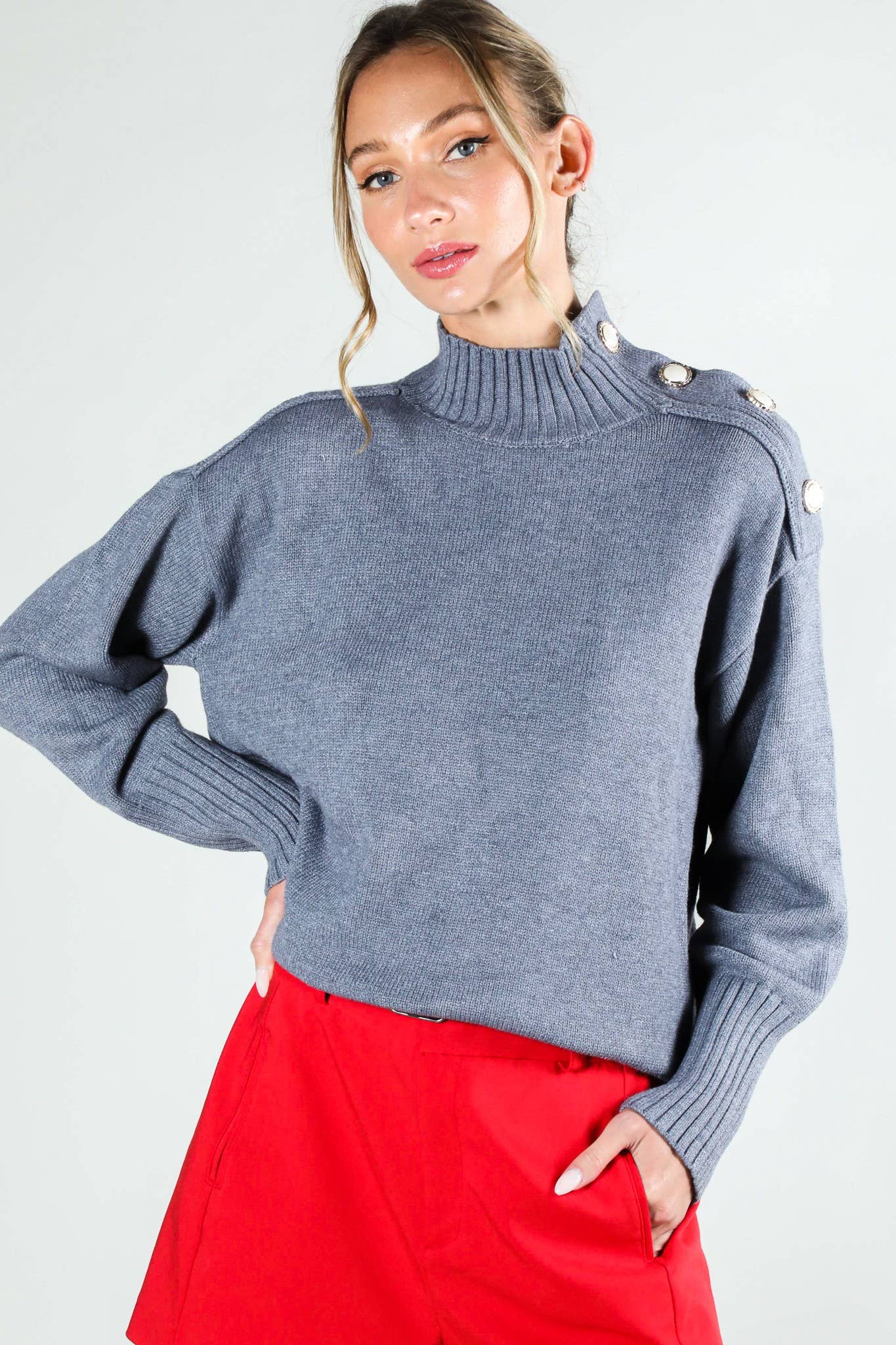 Button me Up Sweater