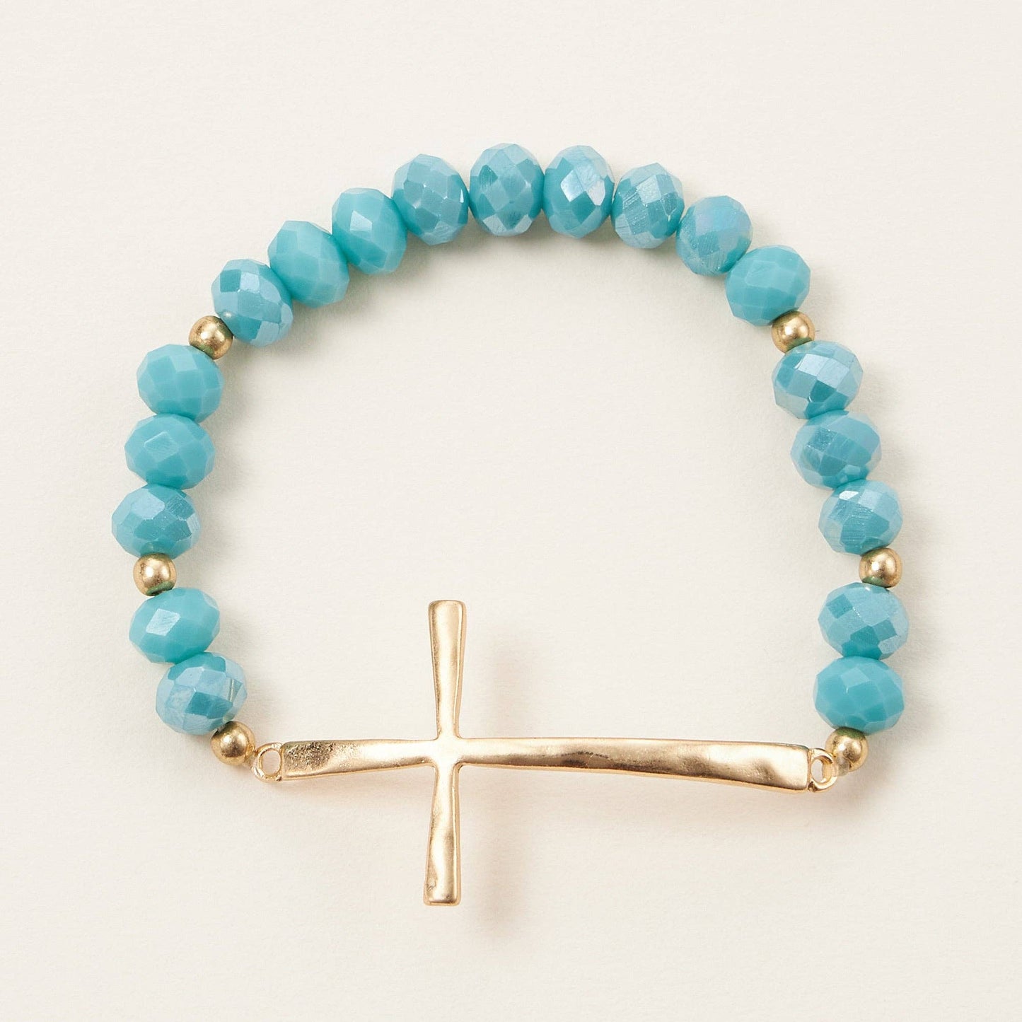 Beaded Cross Bracelet NEW