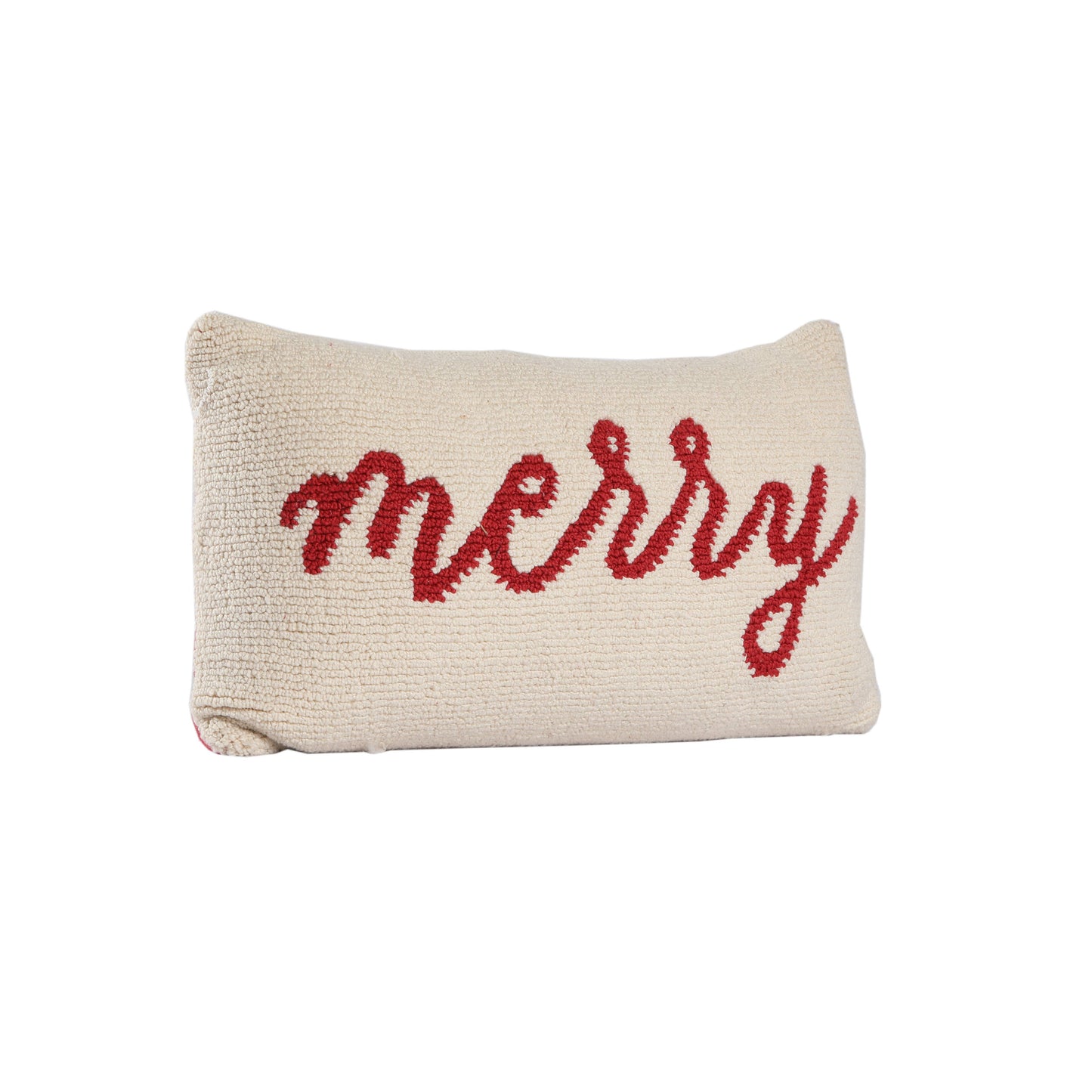 “Merry” Circular Knit Pillow