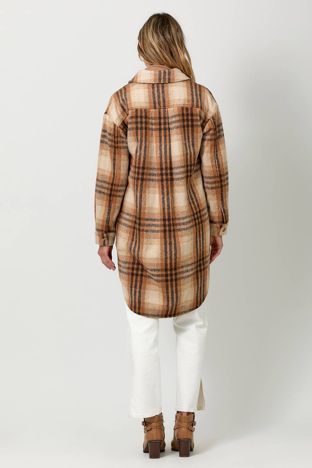Almond Longline Shacket