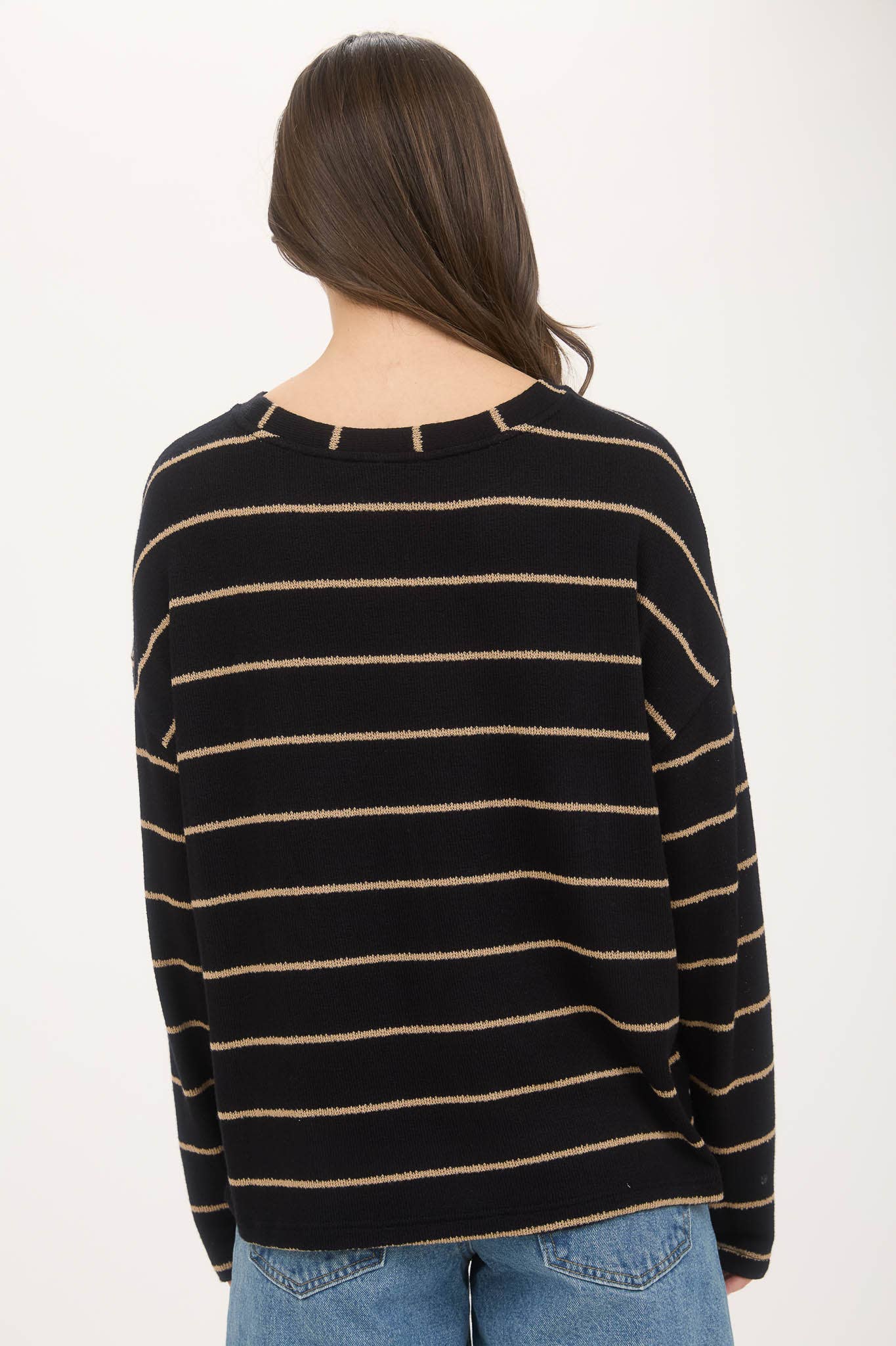 This & That Striped Pullover Top