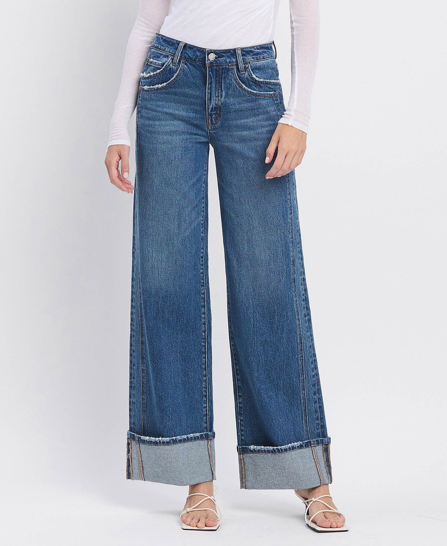 Wynona Wide Cuff Jean