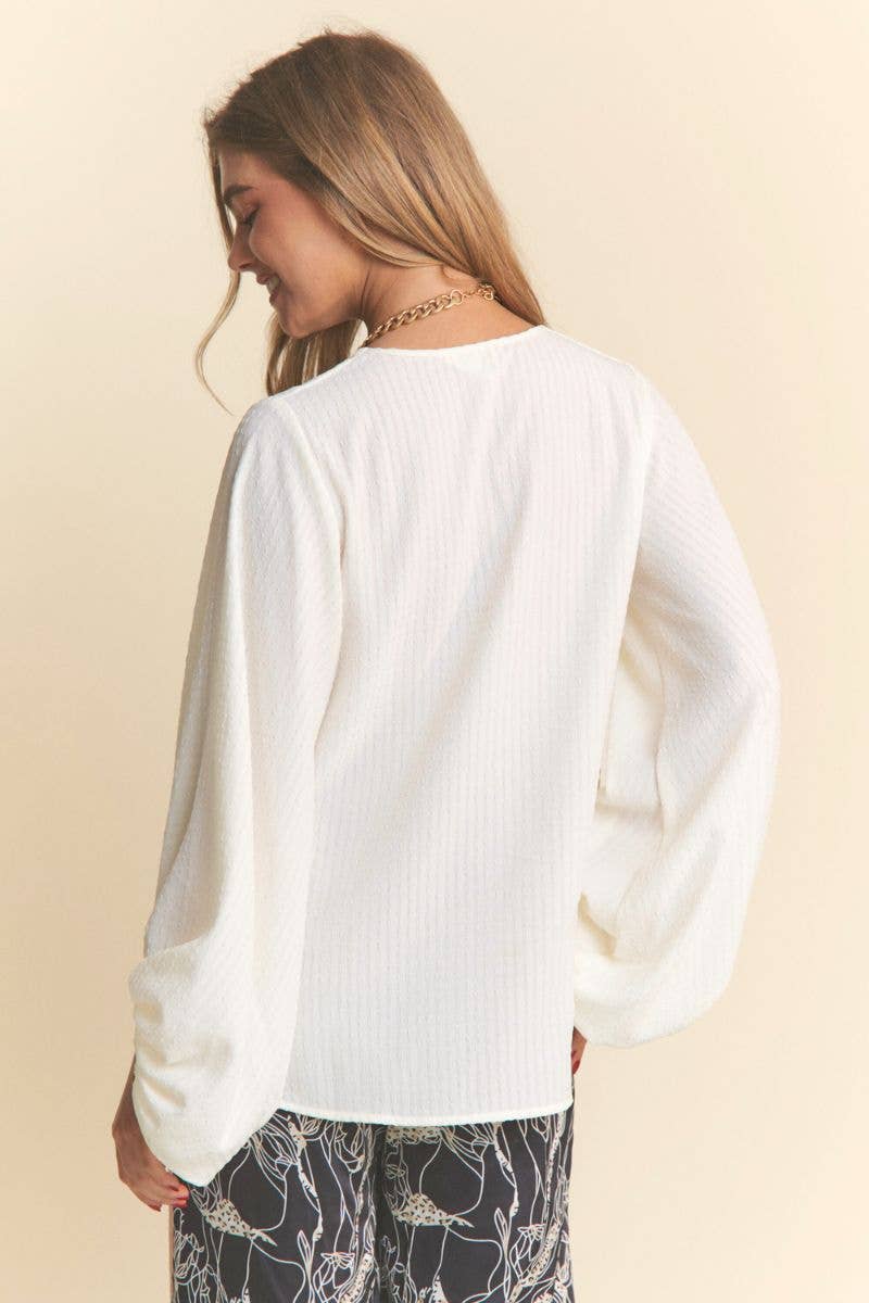 Balloon Sleeve Blouse