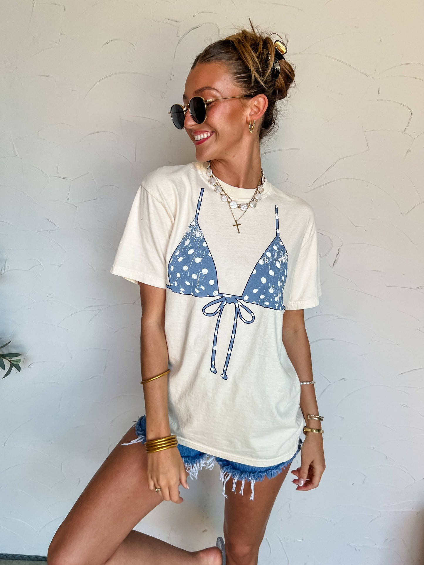 Polka Dot Bikini Tee