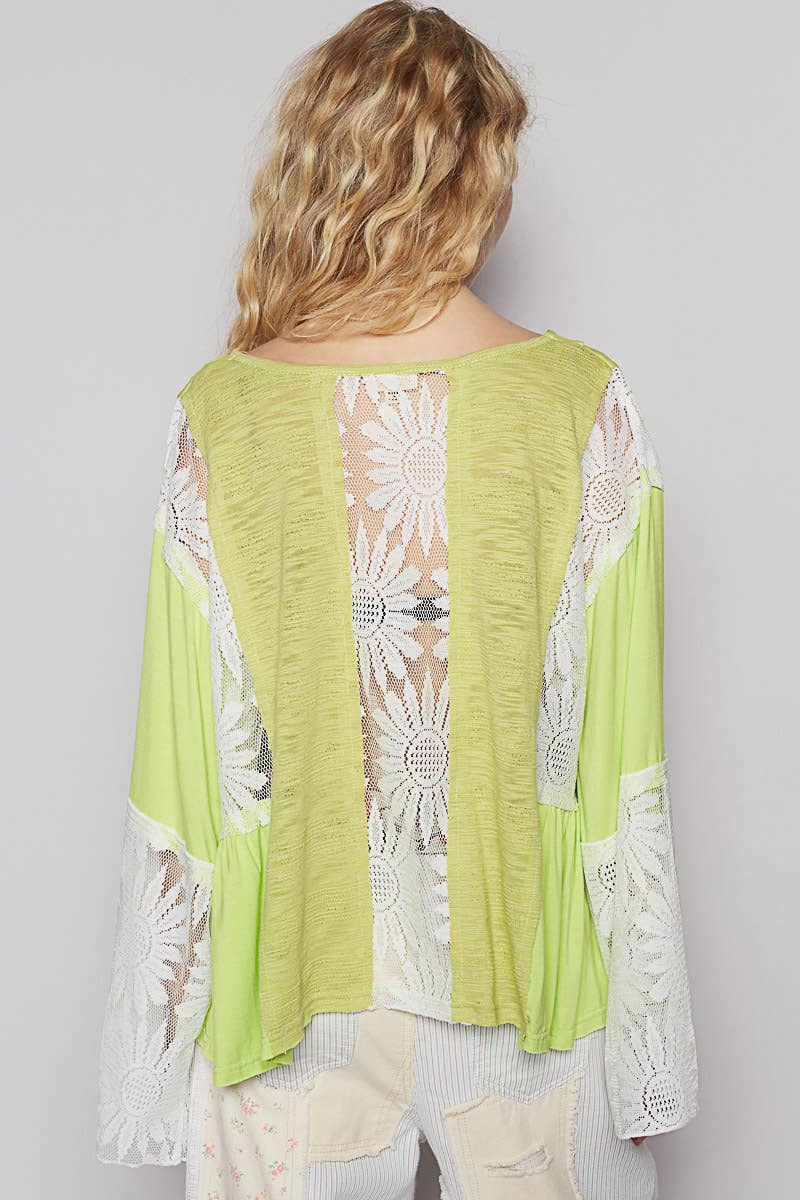 Flower Child Vneck Top