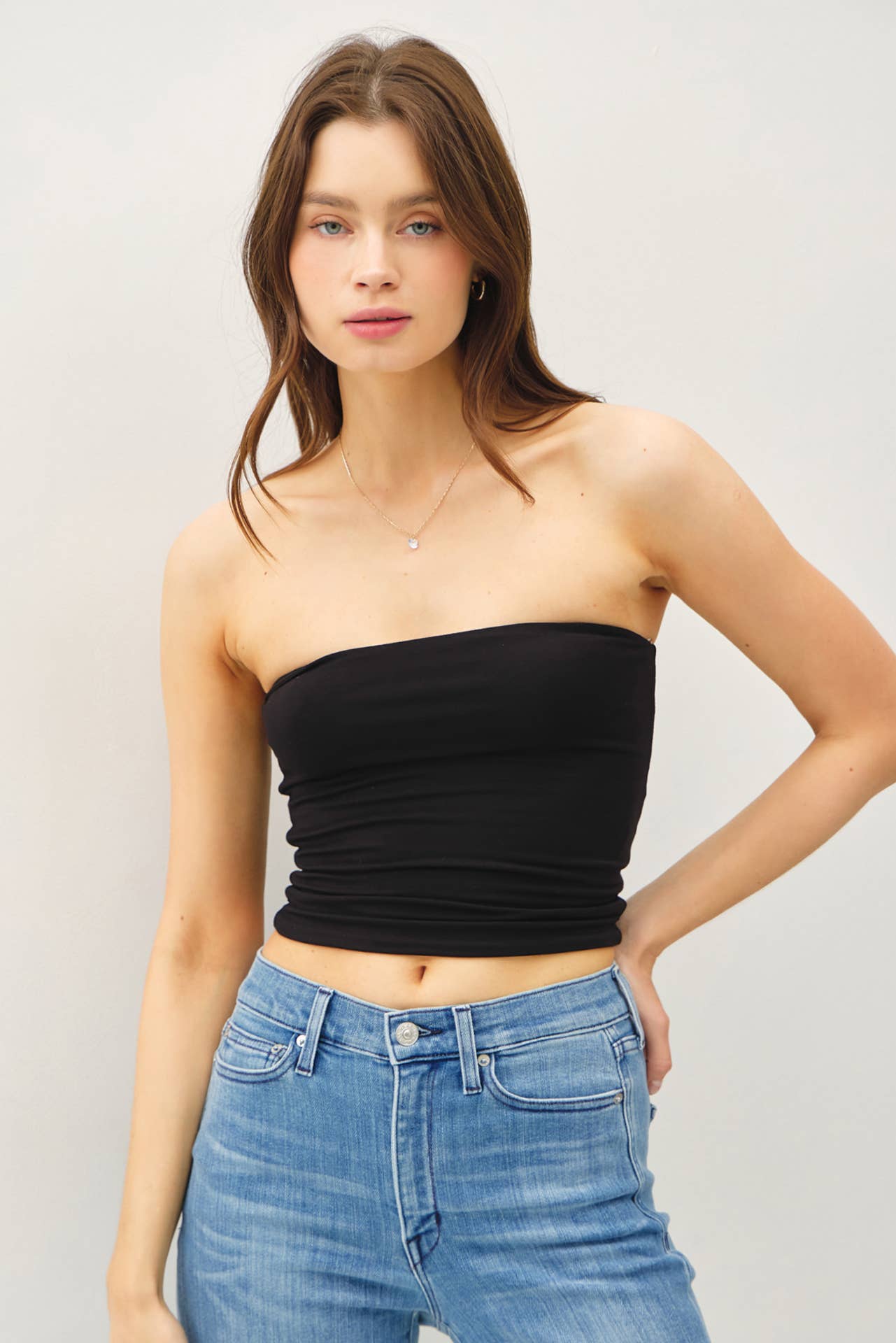 Basic Babe Bandeau Top
