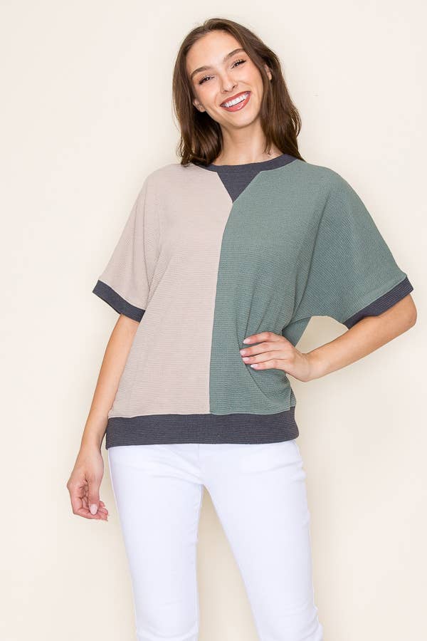 Rock the Block Short Sleeve Top