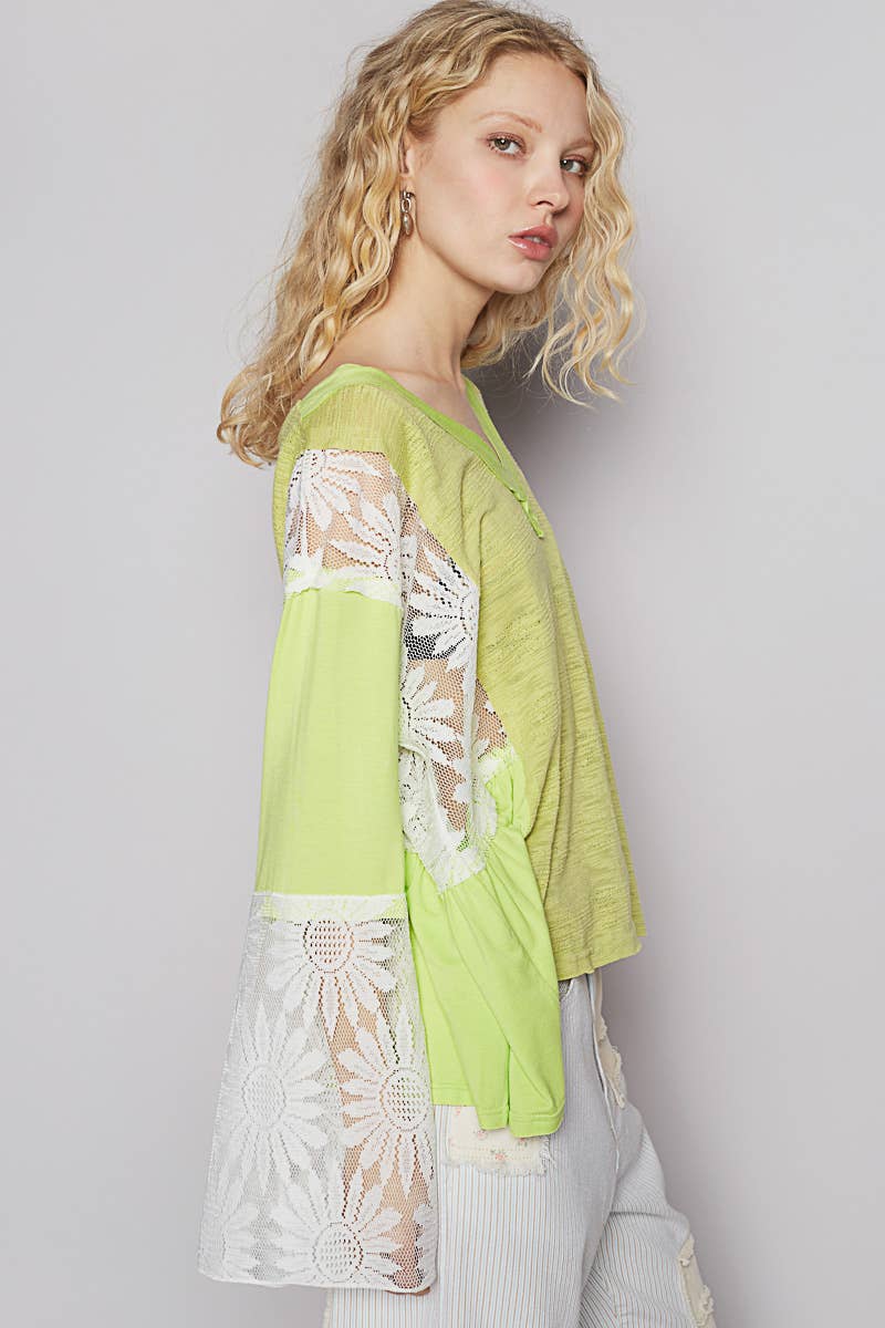 Flower Child Vneck Top