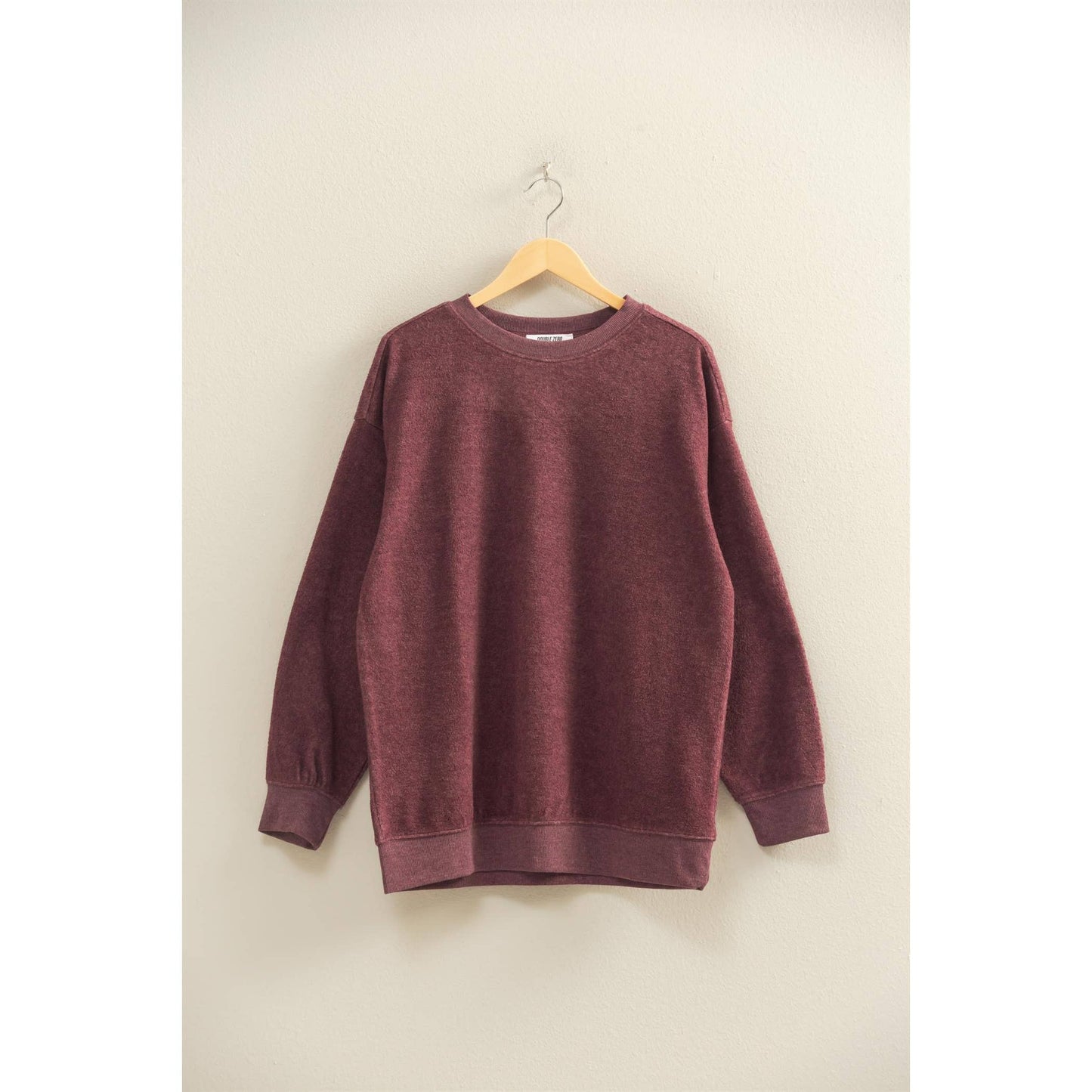 Oversized Crewneck Casual Sweatshirt