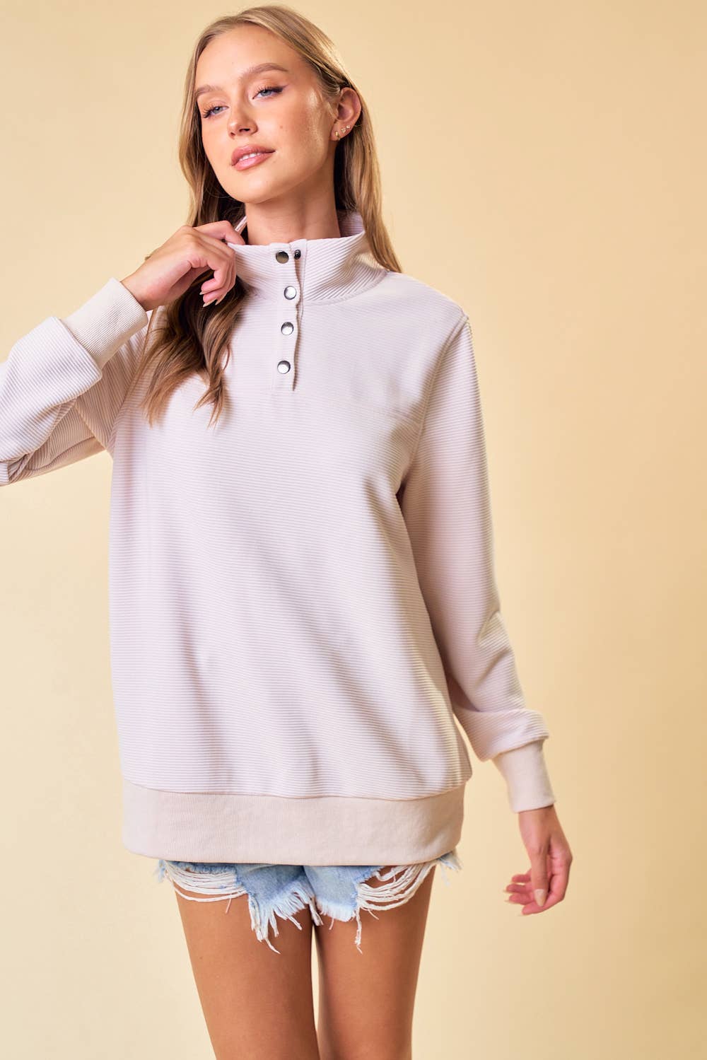 Snap out of it Pullover