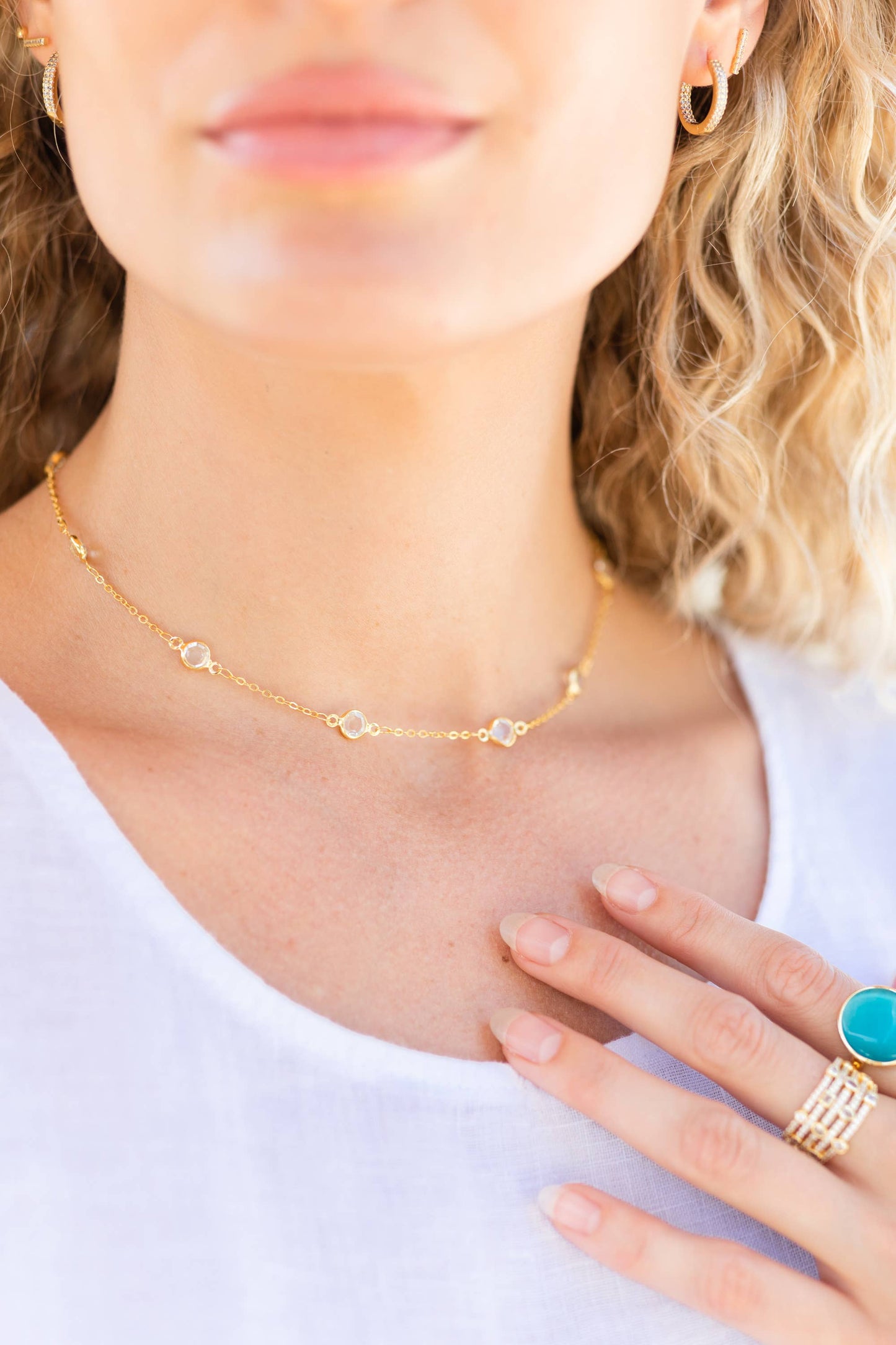 Crystal Stone Chain