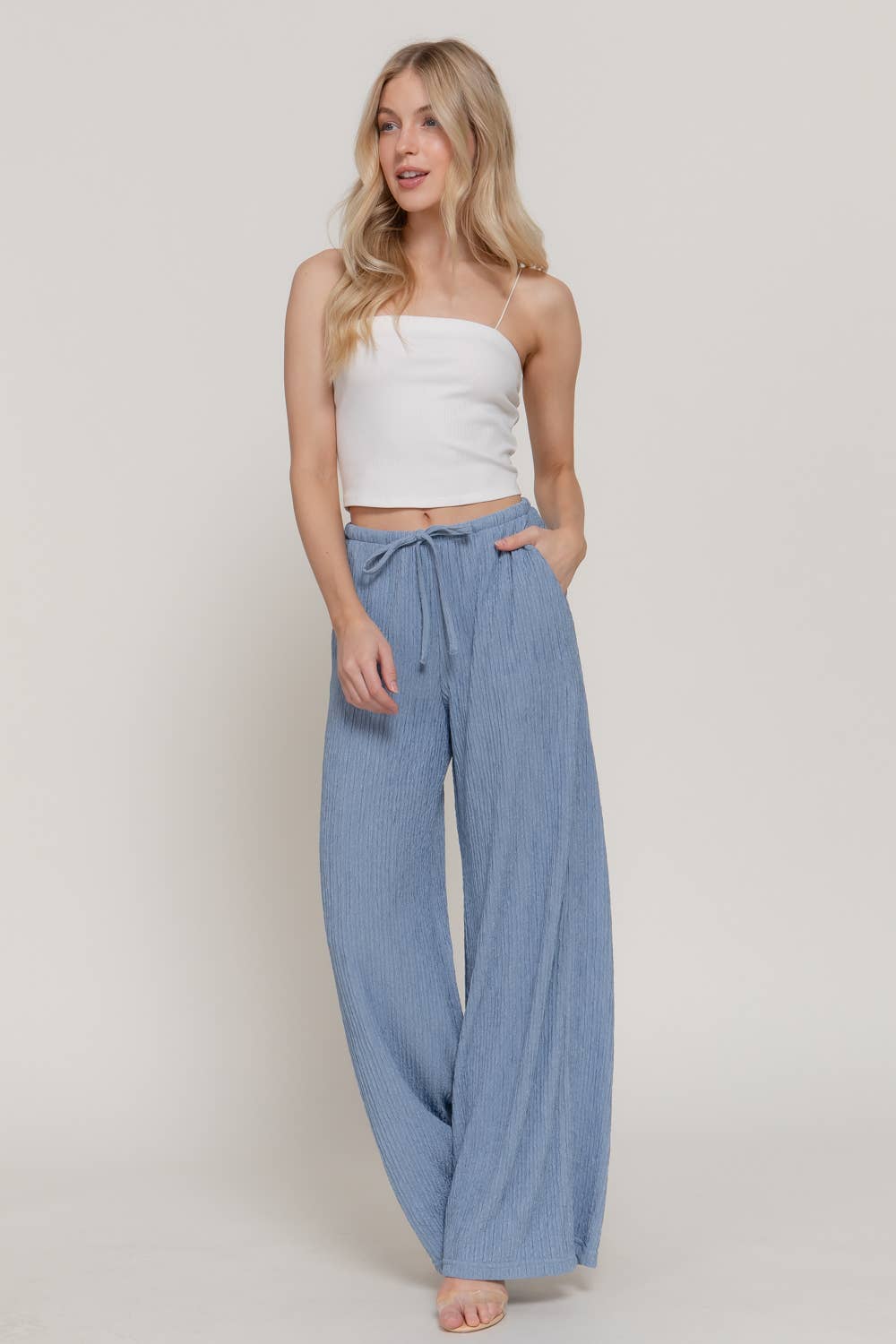 Crinkle Pallazo Pant