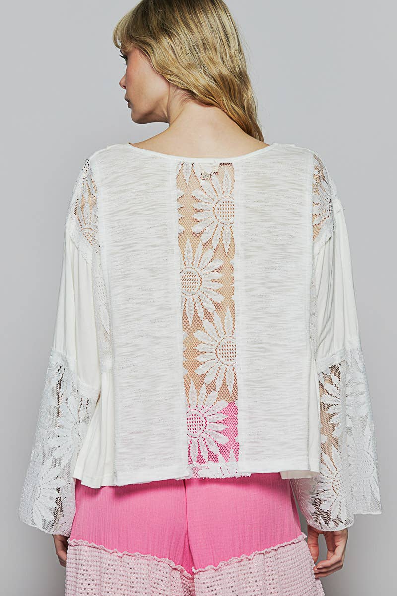 Flower Child Vneck Top