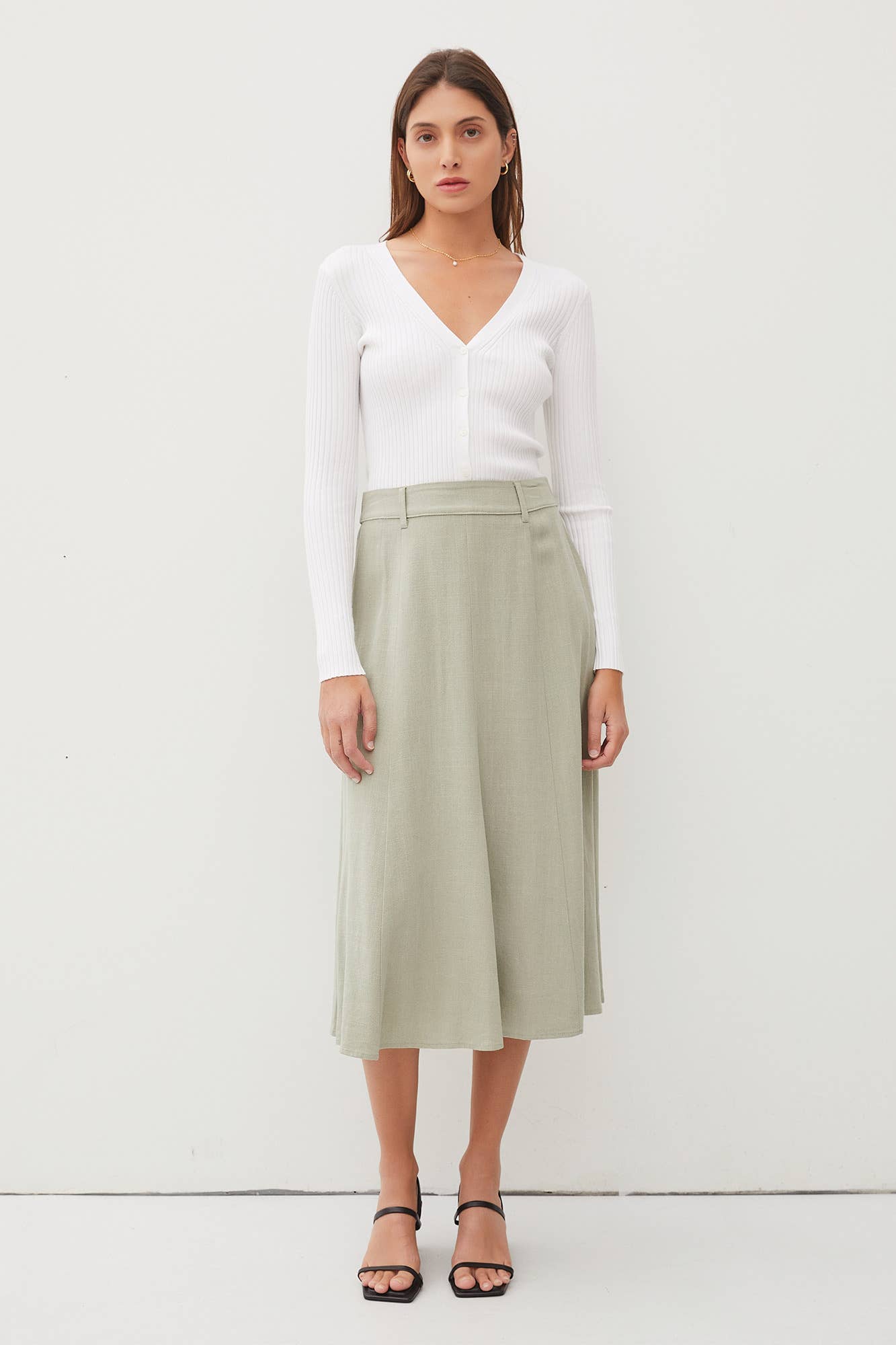 Belt Babe Maxi Skirt