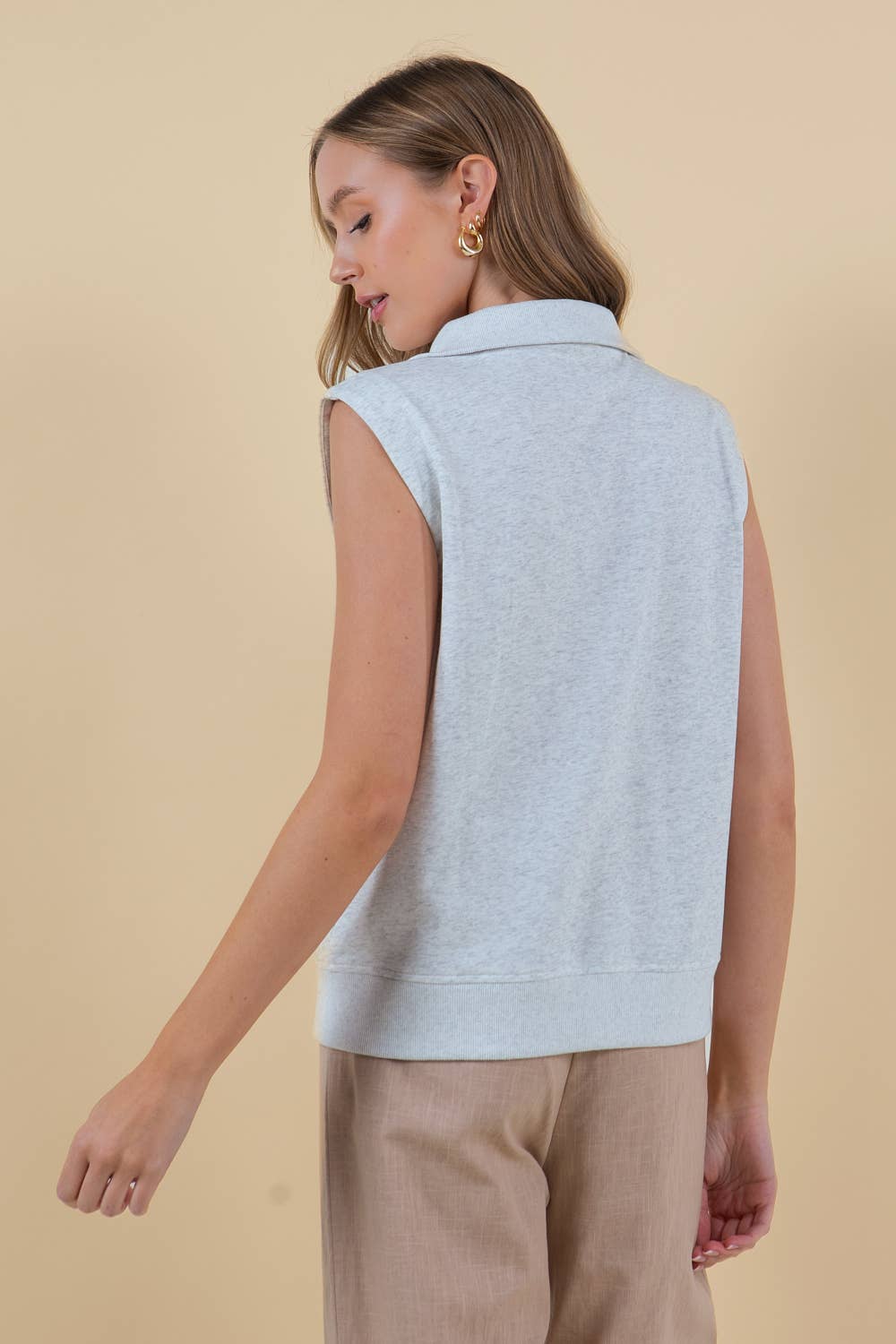 Sail Away Zipper Top