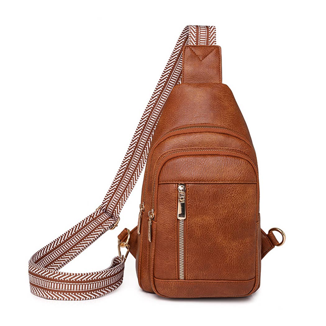 Michaela Vertical Zip Crossbody
