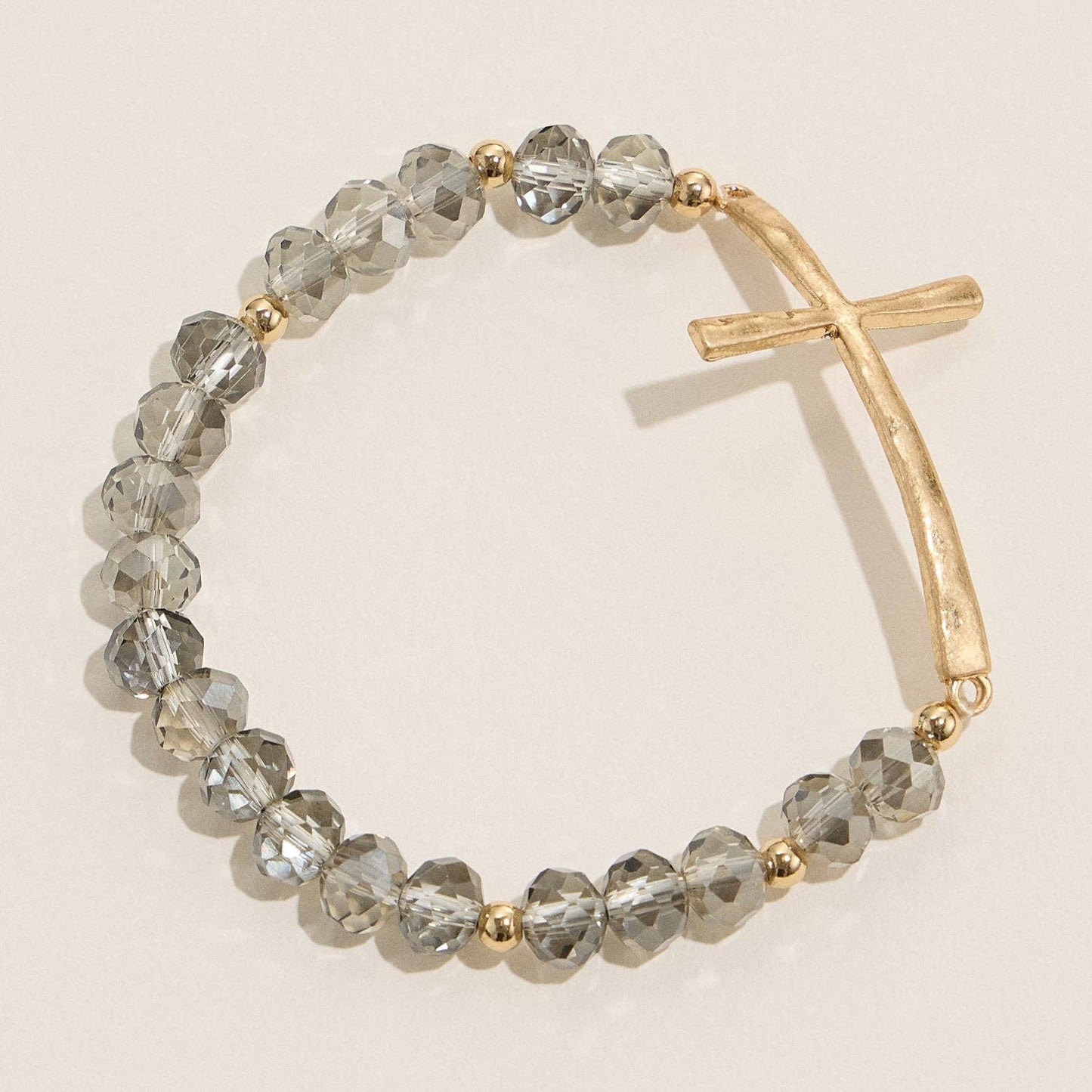 Beaded Cross Bracelet NEW