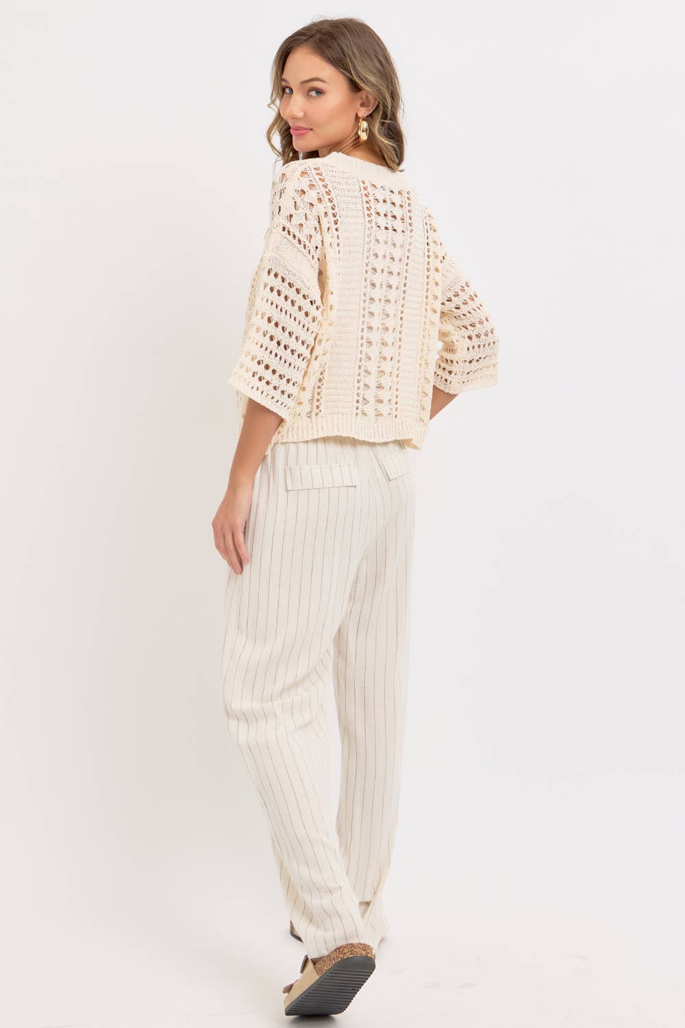 Walk the Line Linen Pant