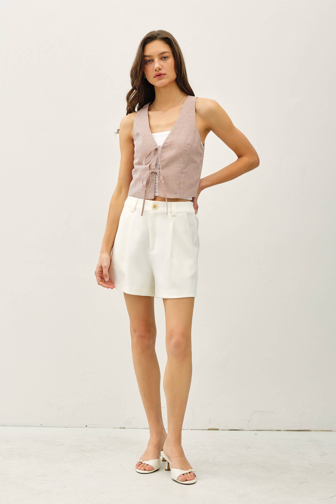 Pinny Striped Vest