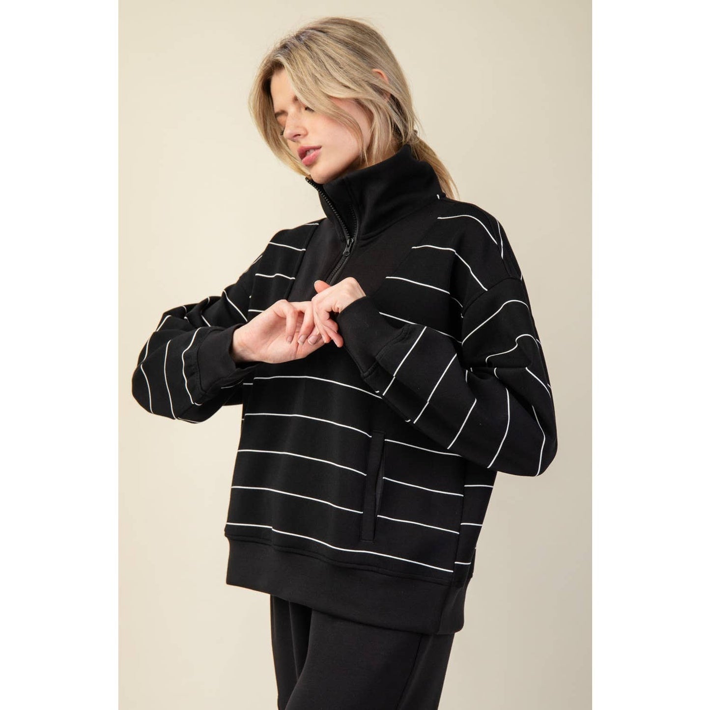 Nauti Girl Striped Pullover