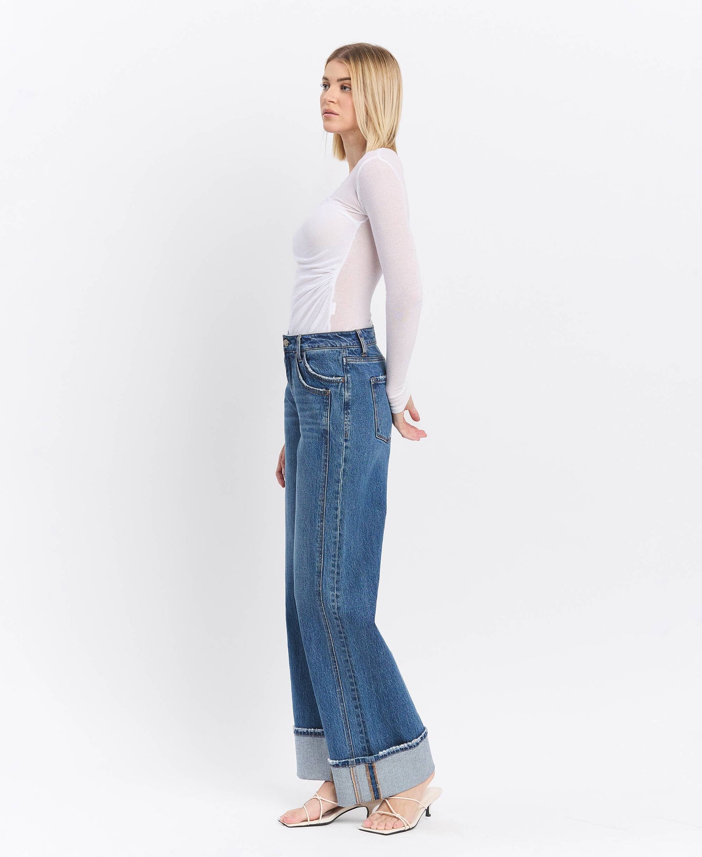 Wynona Wide Cuff Jean