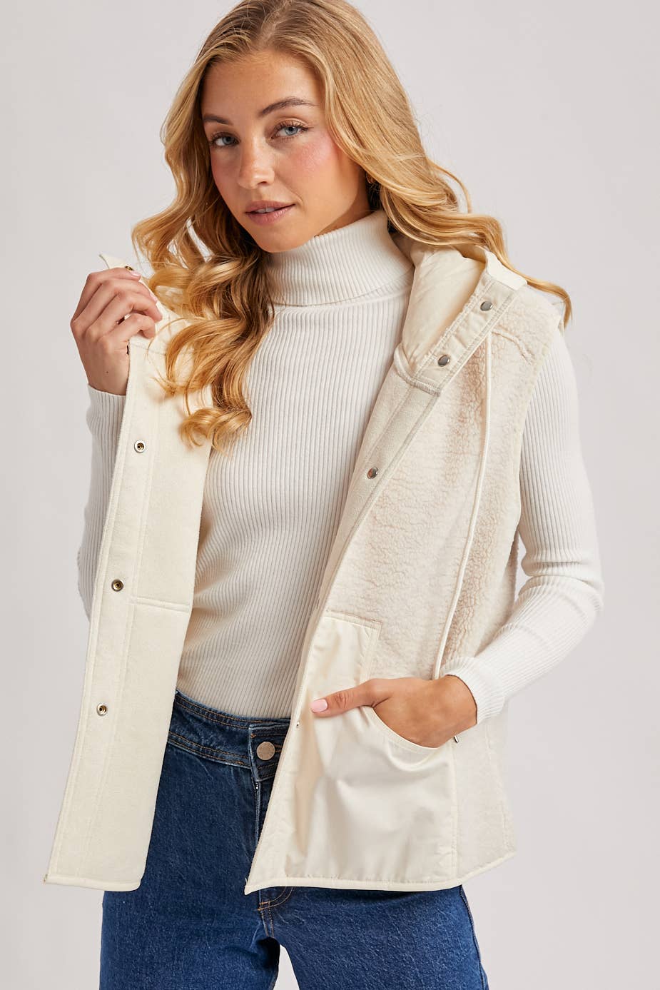 Hit the Slopes Sherpa Vest