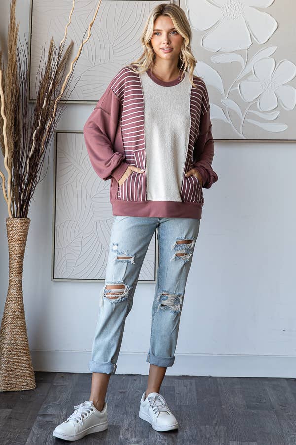 Colorblock Pullover