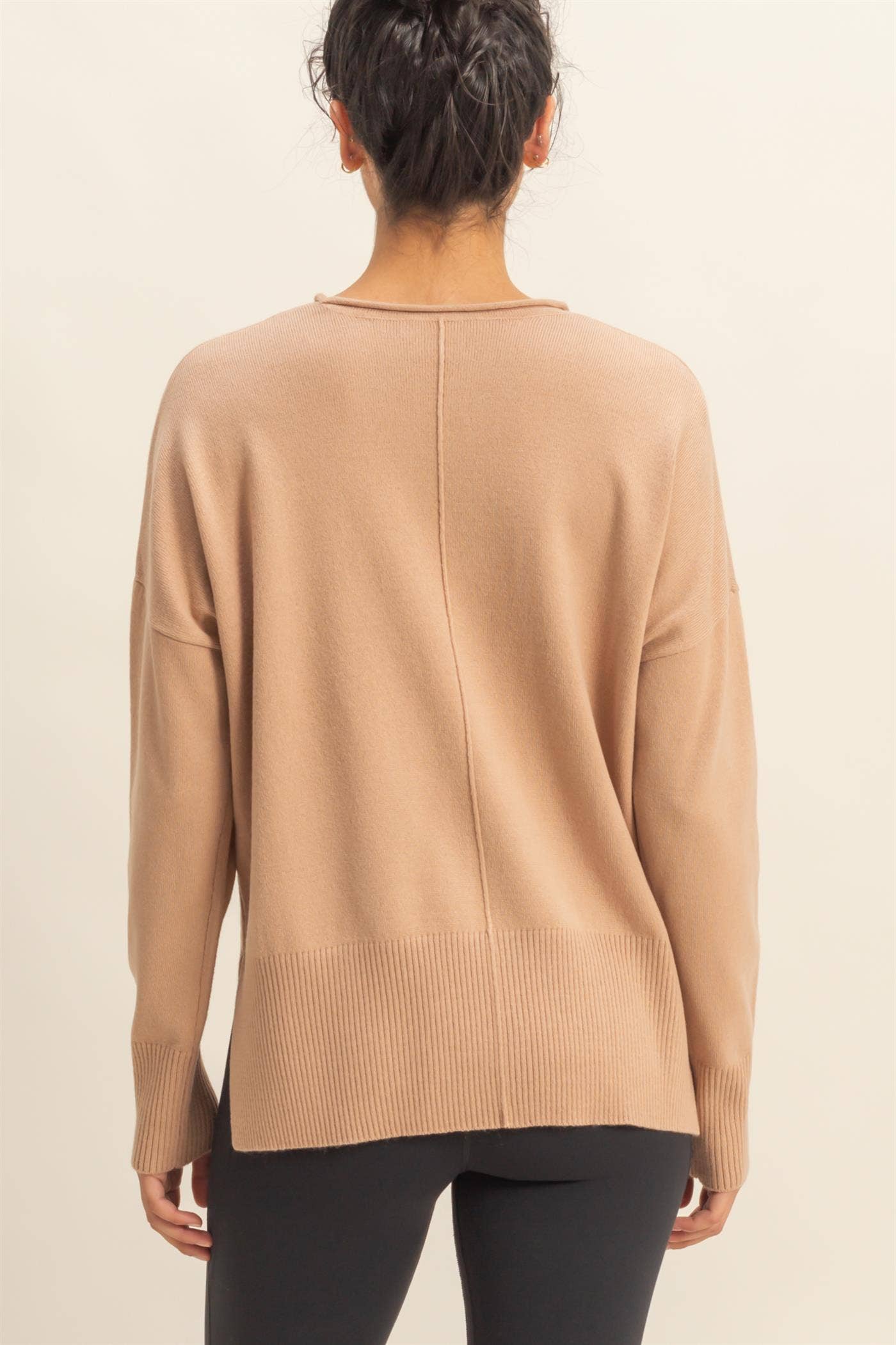 Winter Vibes Center Seam Sweater