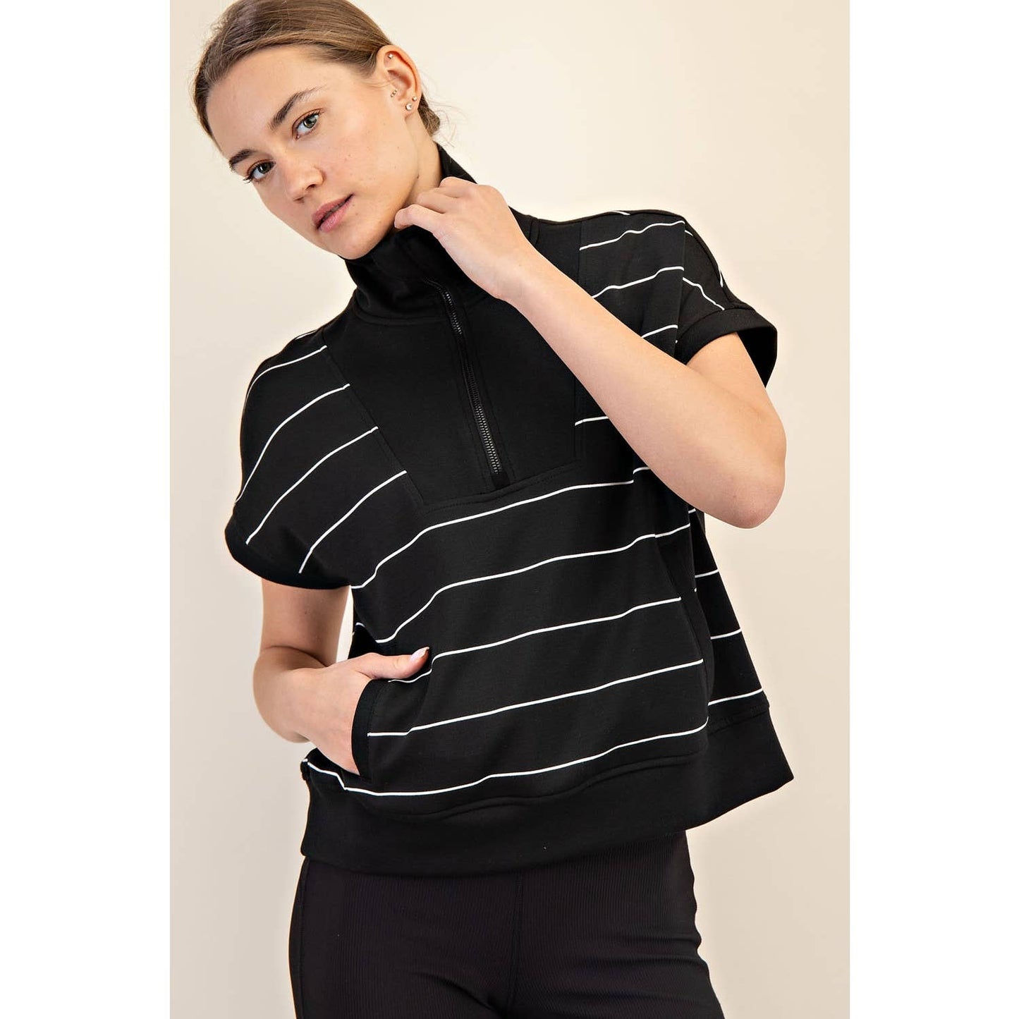 Nauti Girl SS Zip Top