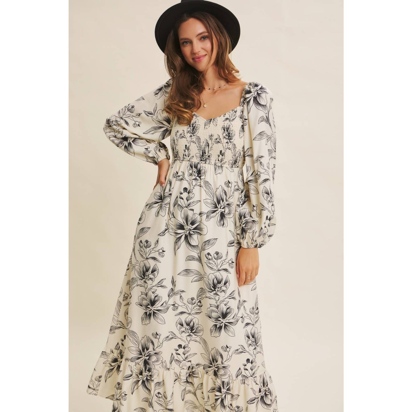 Smocked Dreams Floral Dress