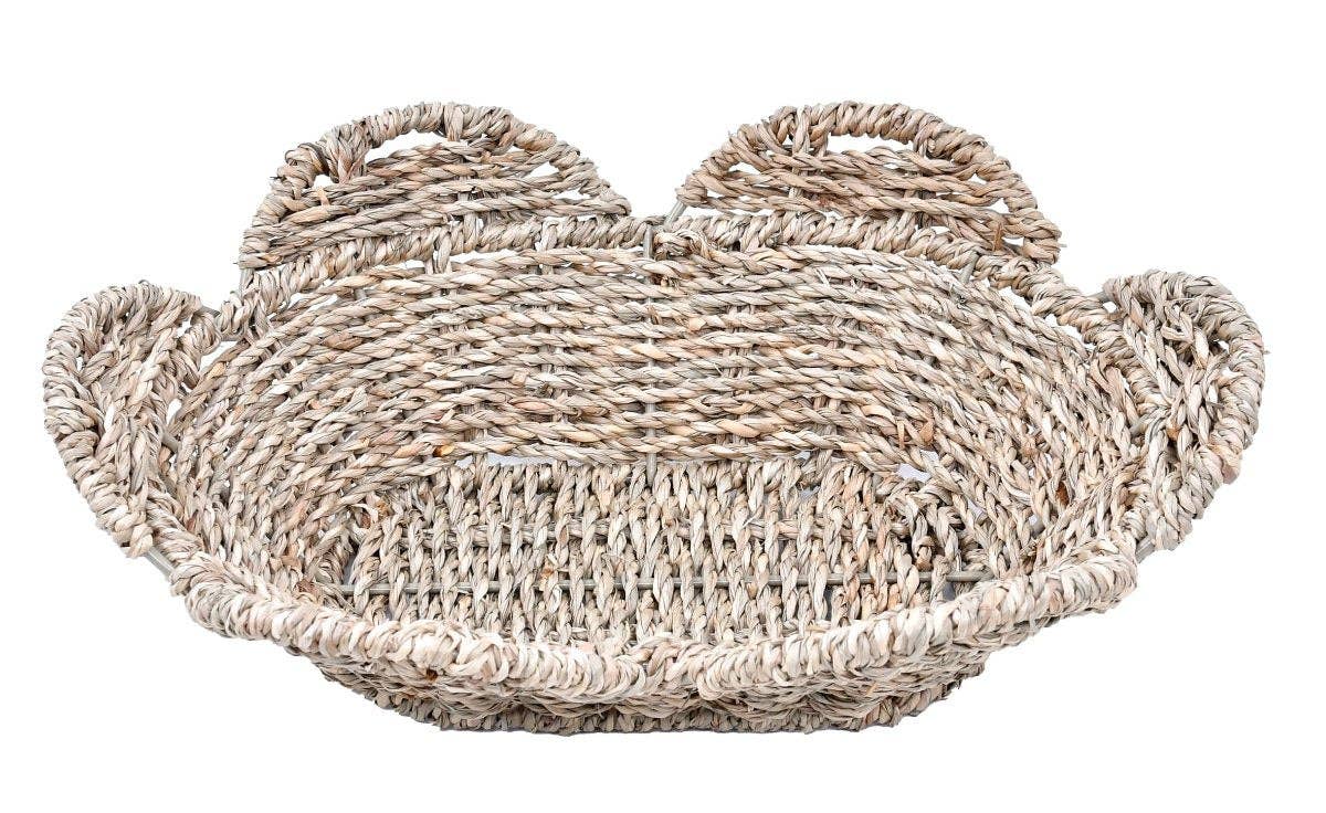 WG-1014 - Oval Scallop Seagrass Tray