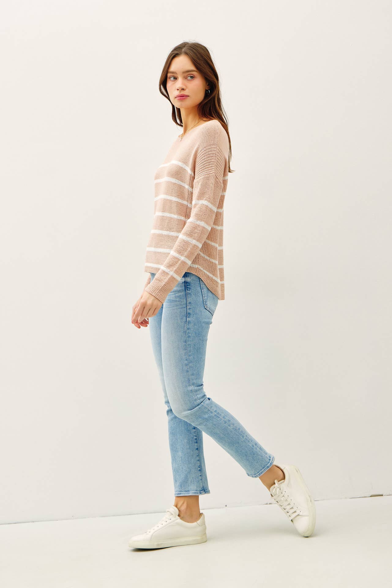 Spring Striped Pullover