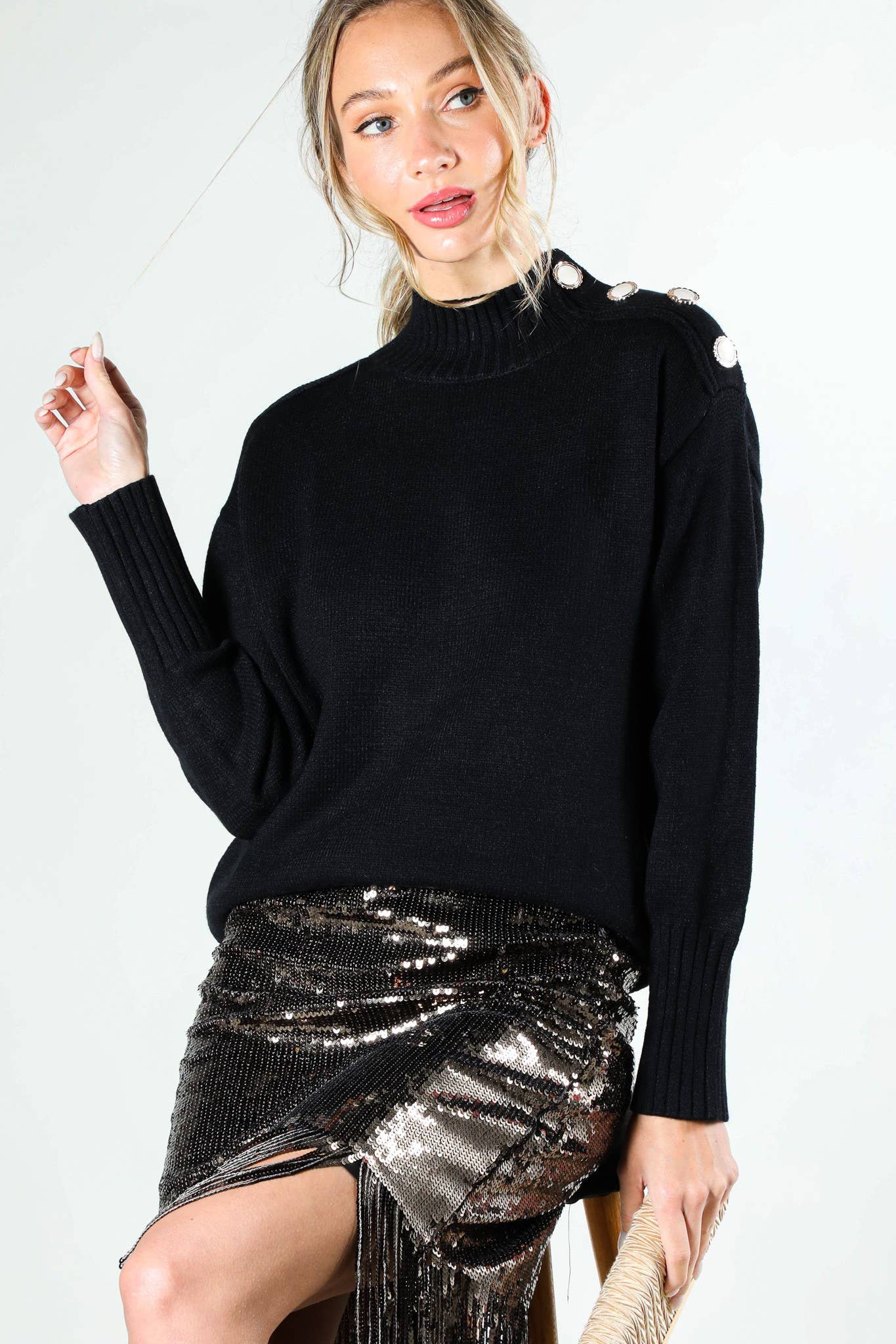Button me Up Sweater
