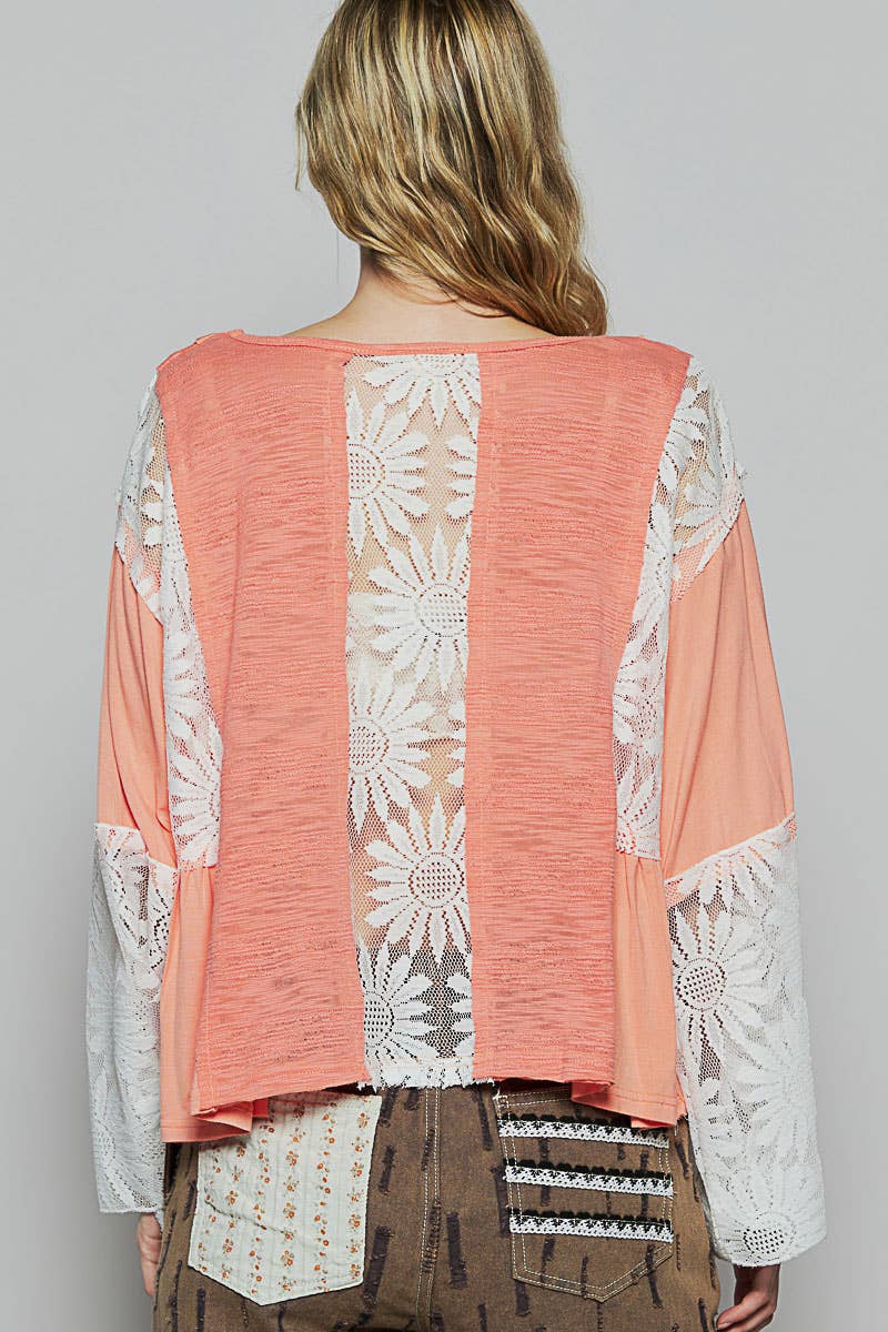 Flower Child Vneck Top